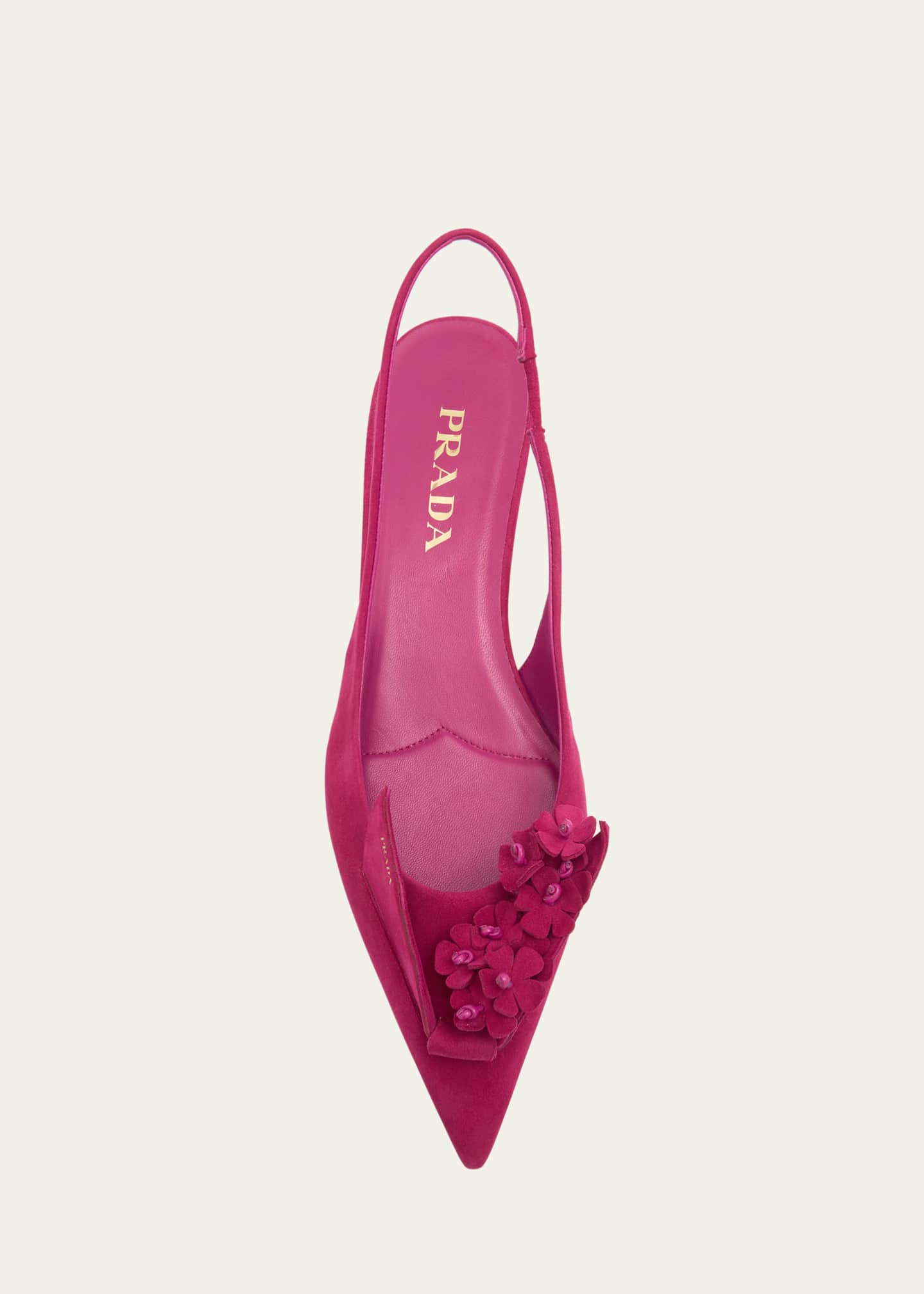 パンプス PRADA SUEDE LEATHER SLINGBACK PUMPS Prada Women's Suede Slingback Pumps | Bloomingdale's