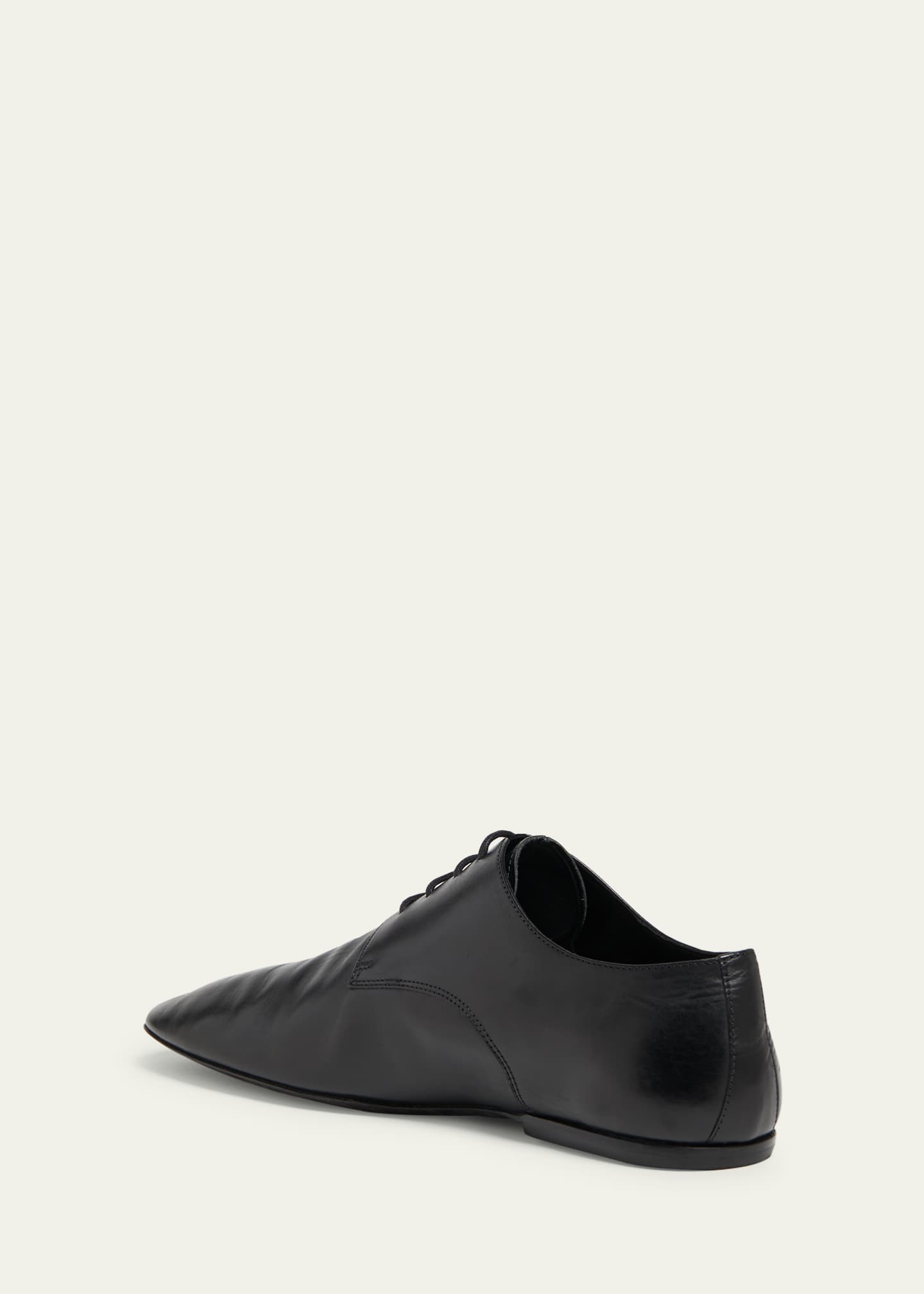 Dries Van Noten Men's Minimal Leather Derby Shoes Image 4 of 6