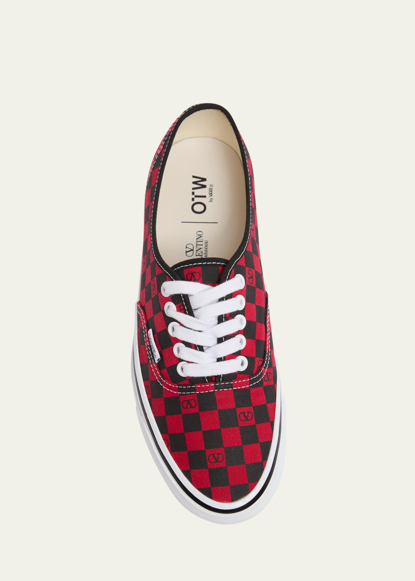 Valentino Garavani x Vans Authentic Checkered VLogo Sneakers