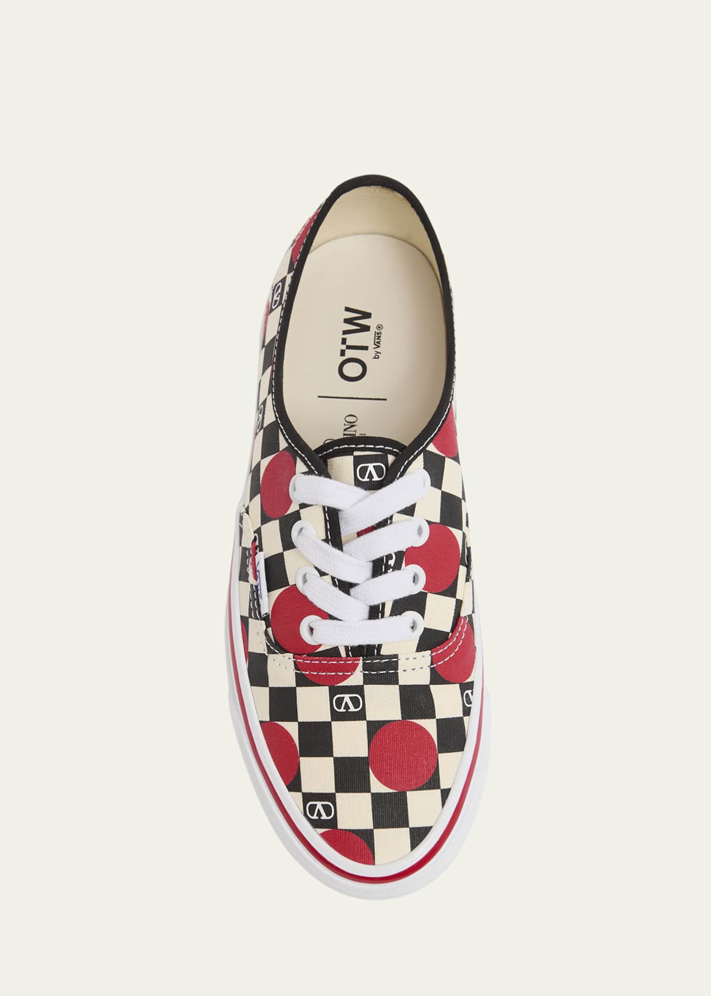 Valentino Garavani x Vans Authentic Checkered VLogo Sneakers