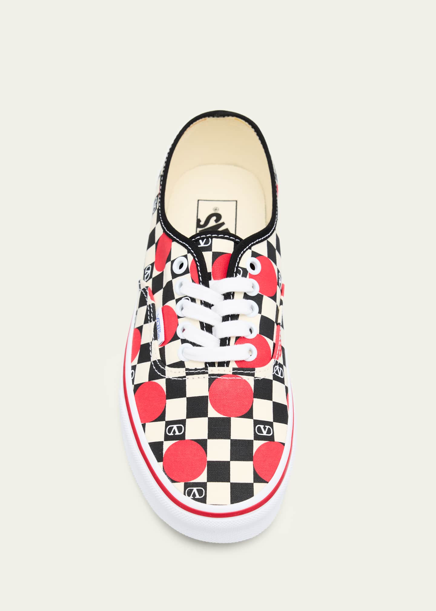 Valentino Garavani x Vans Authentic Checkered VLogo Sneakers