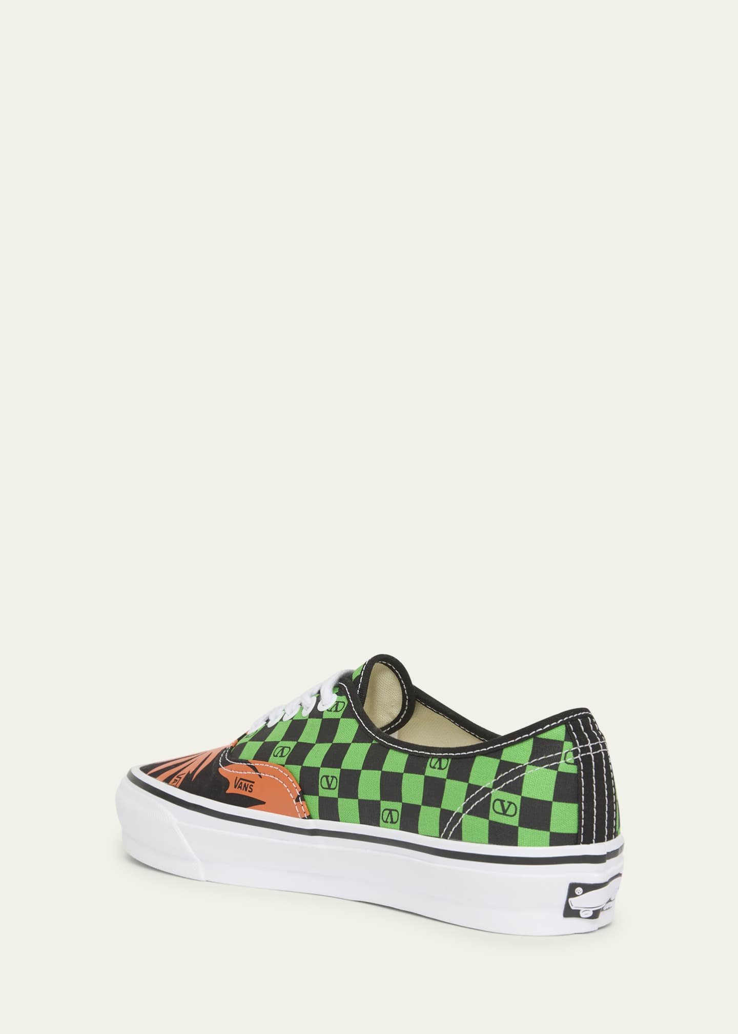 Valentino Garavani x Vans Authentic Checkerboard Tropical Sneakers