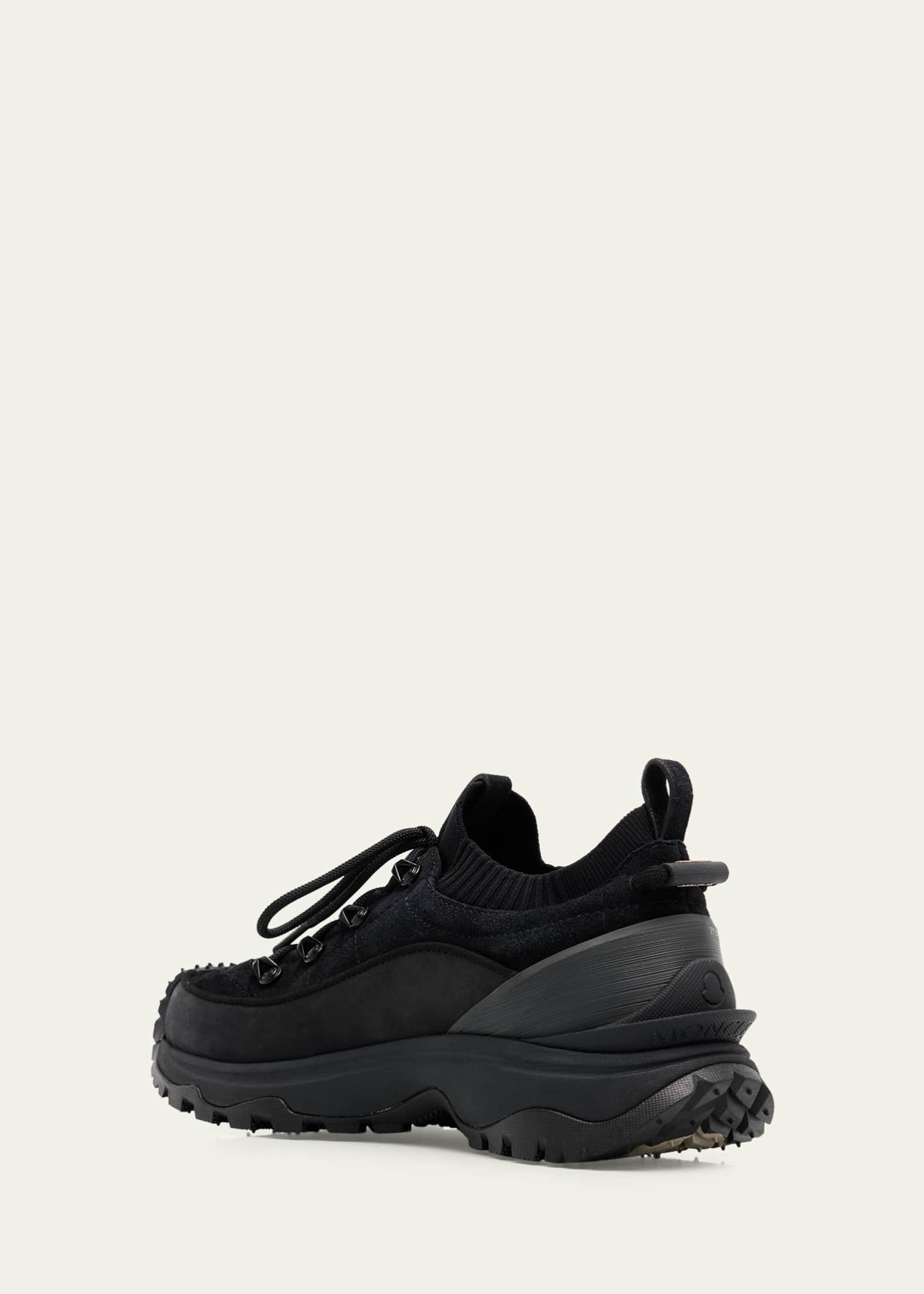 Moncler Trailgrip Lite 3 Nubuck and Suede Sneakers - Bergdorf Goodman