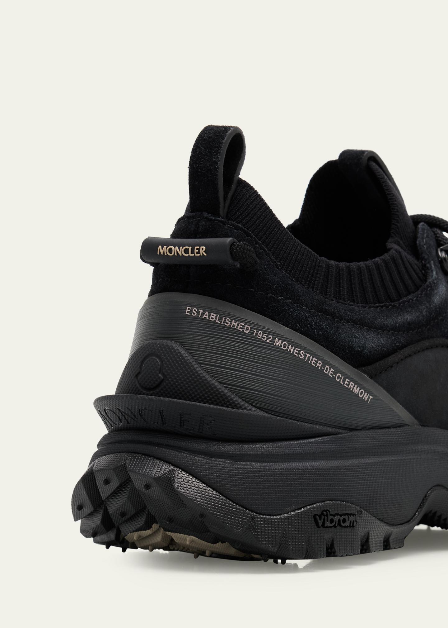 Moncler Trailgrip Lite 3 Nubuck and Suede Sneakers - Bergdorf Goodman