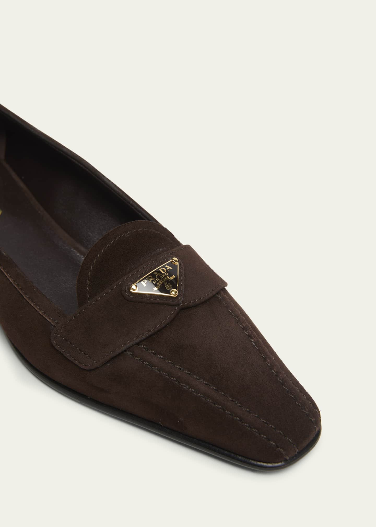 00s prada archive suede squaretoe loafer 【公式通販】