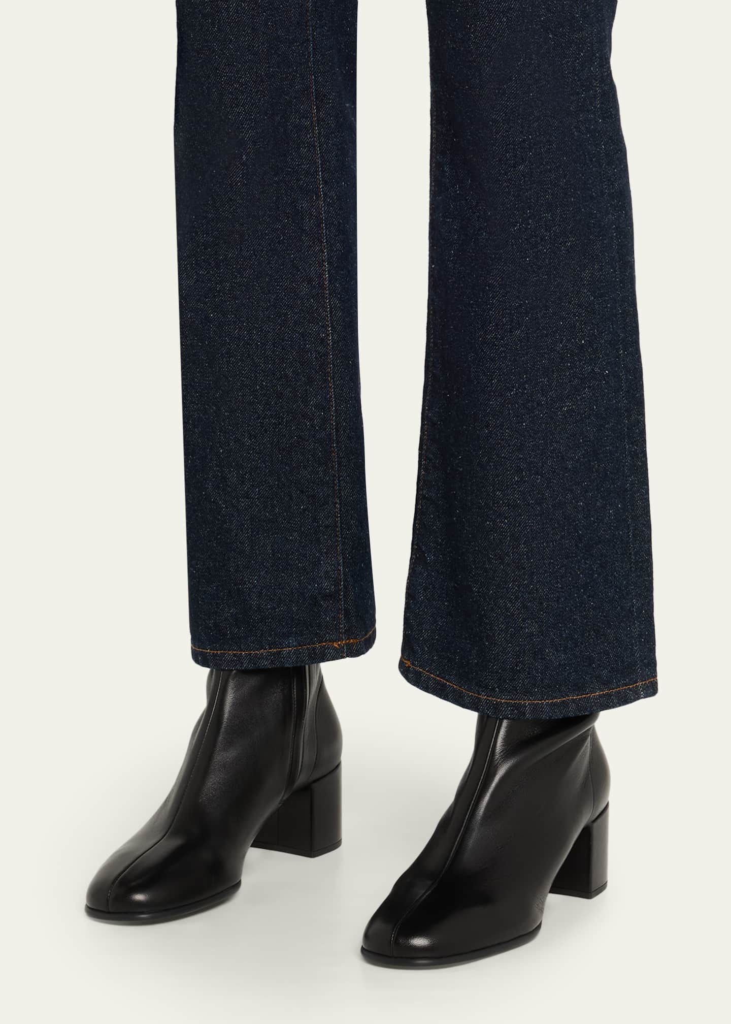 55mm Nappa Leather Ankle Boots