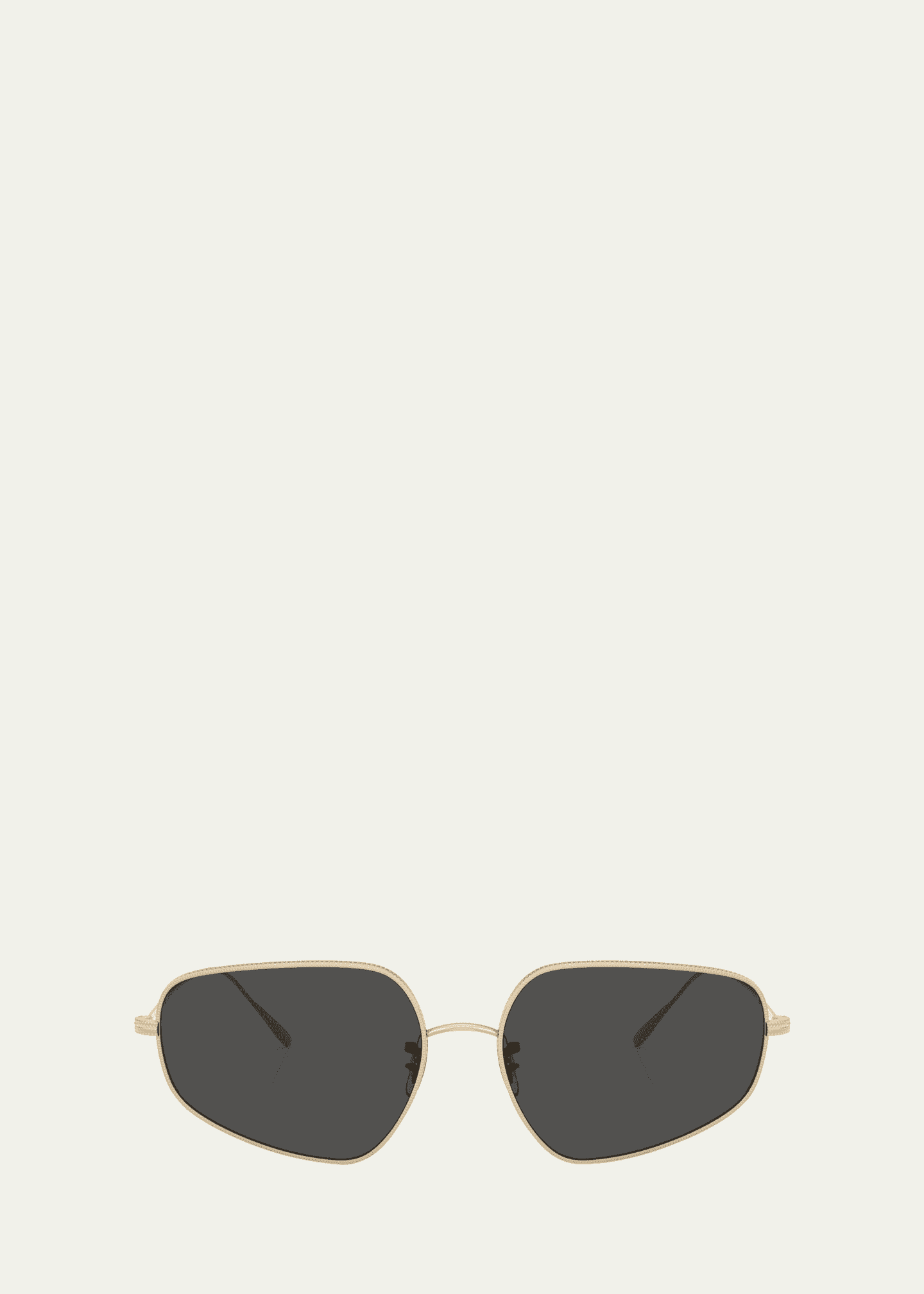 Oliver Peoples OV1356S Rectangular Metal Sunglasses Image 1 of 3