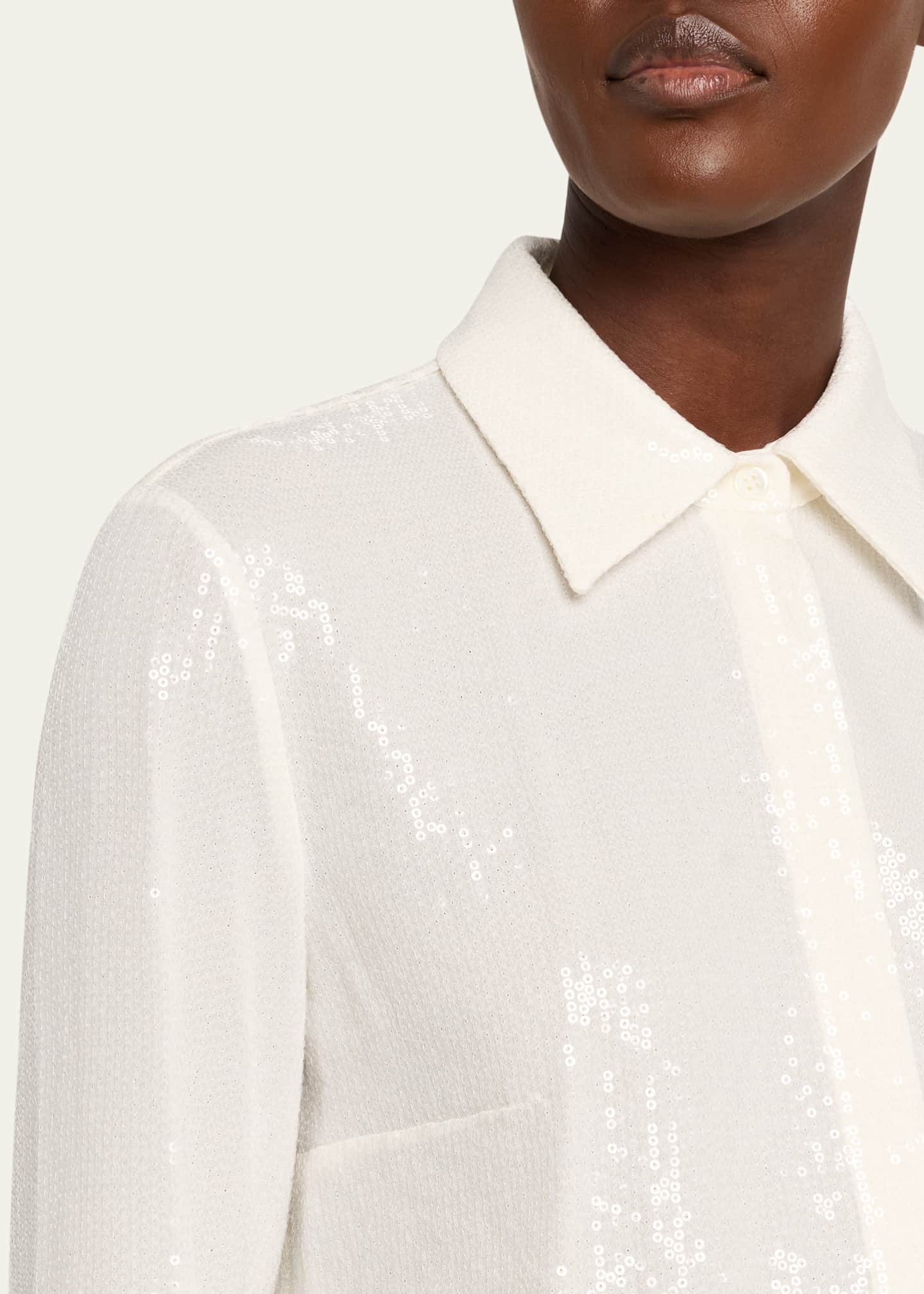 michael by michael kors dress shirt Michael Kors Big + Tall Tonal Print Dress Shirt in Light Blue  Size 20 36/37 Wrinkle-Resistant Stretch Button-Down