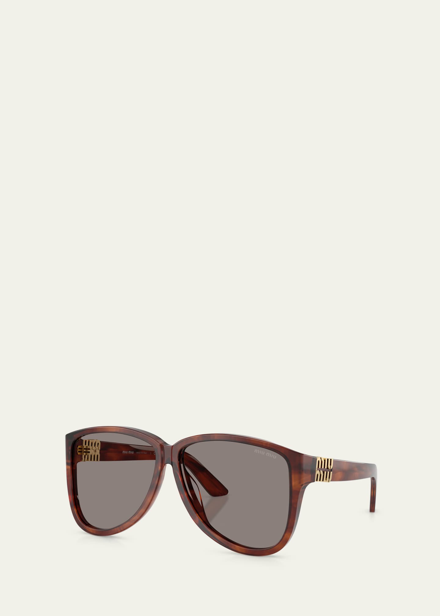 Miu Miu MU A08SF Acetate Aviator Sunglasses Image 2 of 4