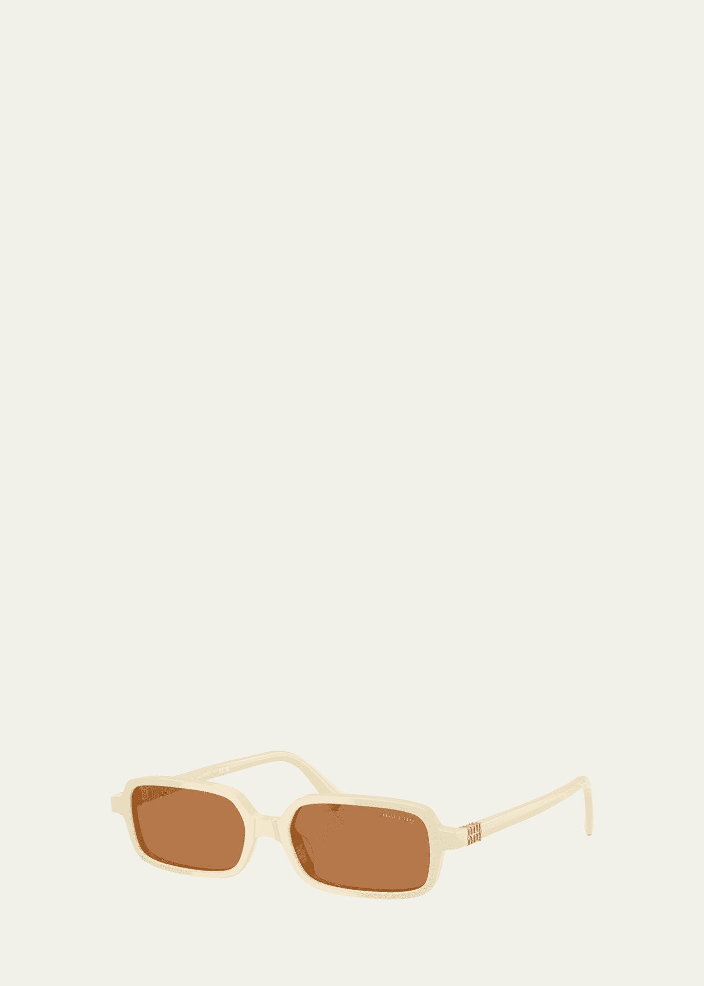 Miu Miu MU 11ZSF Acetate Rectangular Sunglasses - Bergdorf Goodman