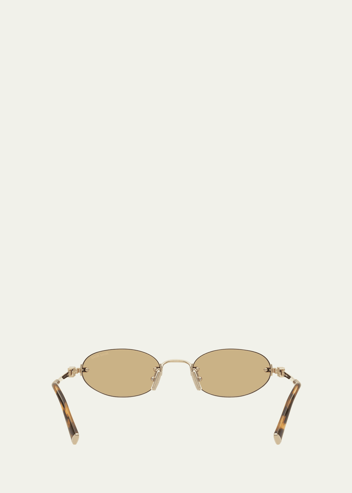Miu Miu MU A54S Metal Oval Sunglasses - Bergdorf Goodman