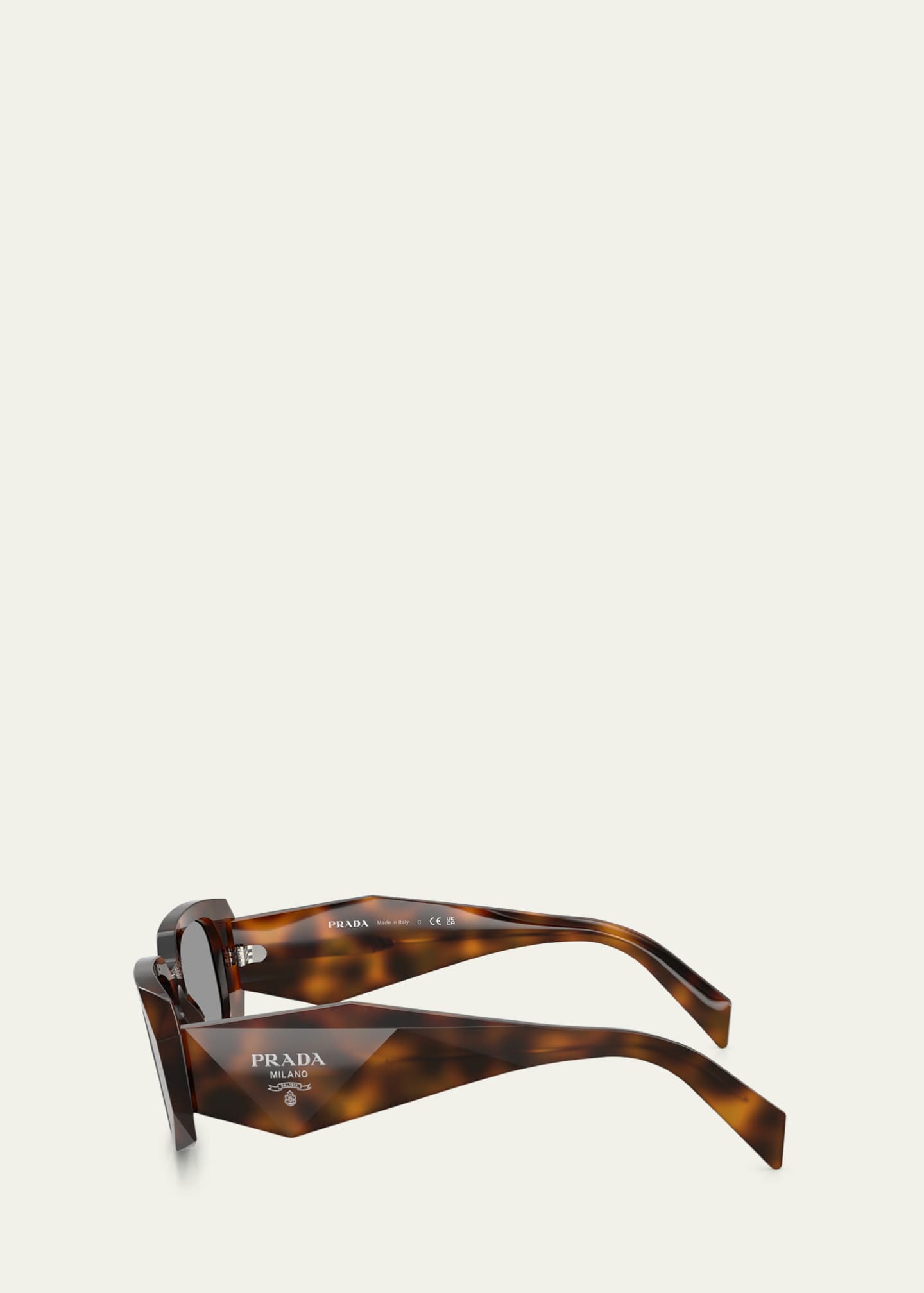 Prada Acetate Rectangular Sunglasses - Bergdorf Goodman