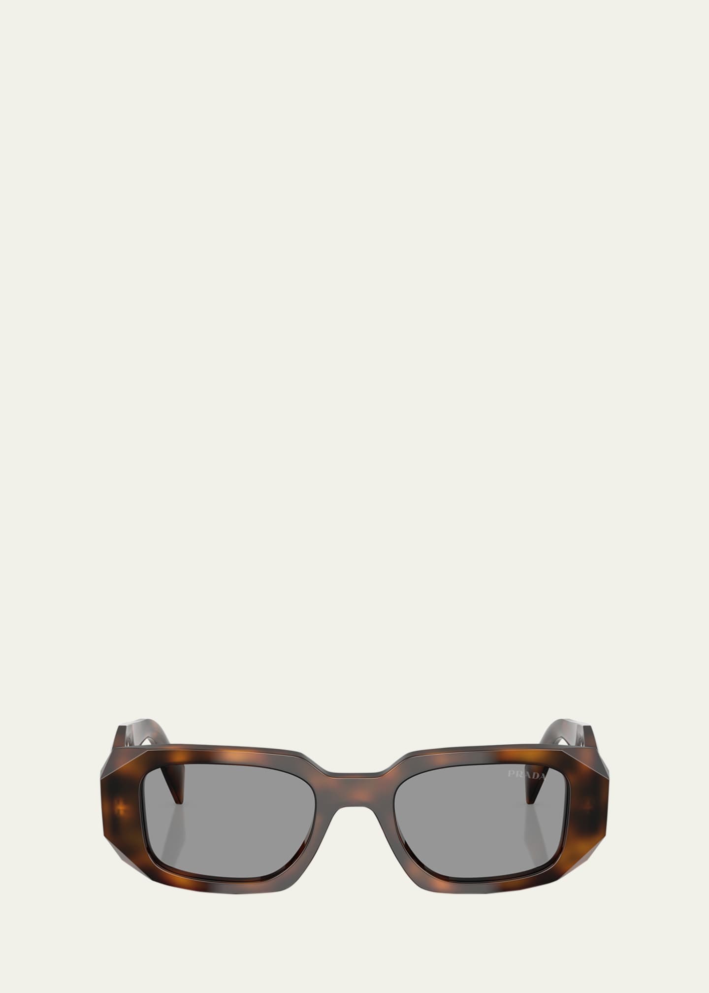 Prada Acetate Rectangular Sunglasses - Bergdorf Goodman