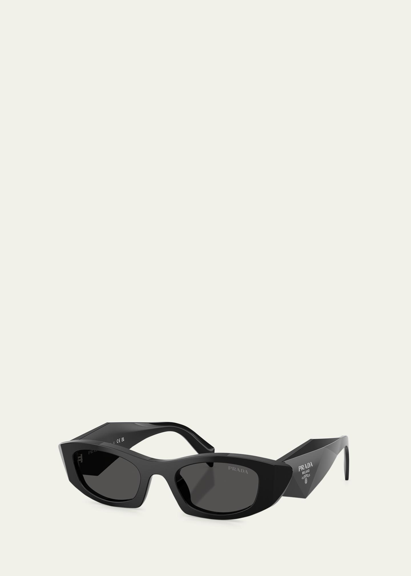 Prada B16SF Acetate Oval Sunglasses - Bergdorf Goodman