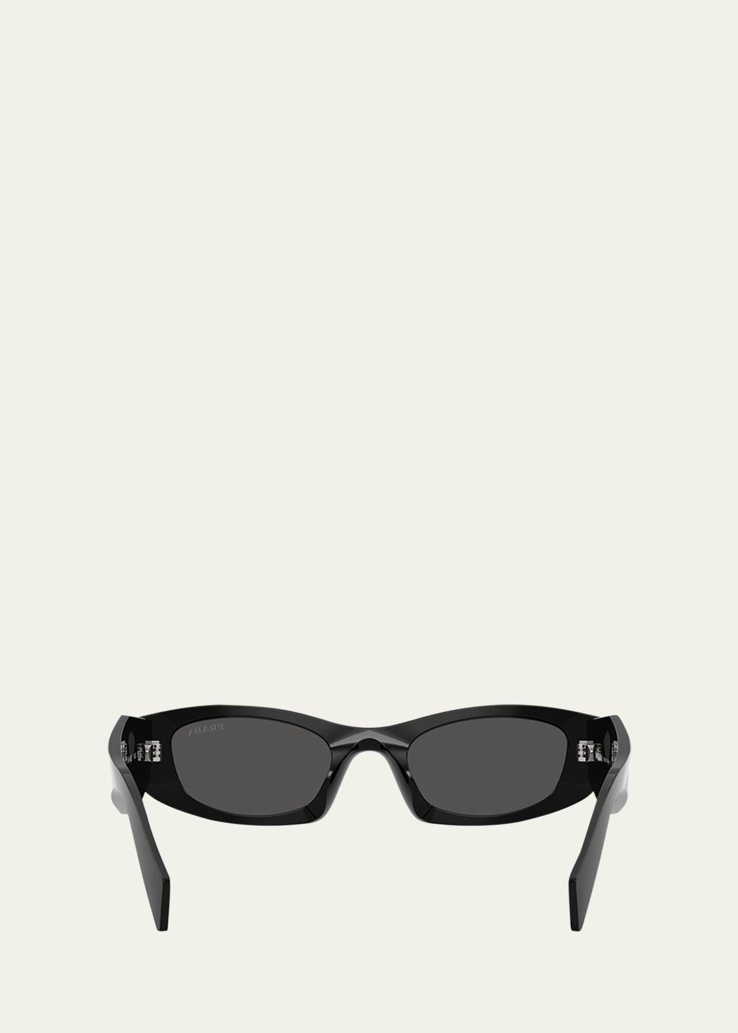 Prada B16SF Acetate Oval Sunglasses - Bergdorf Goodman