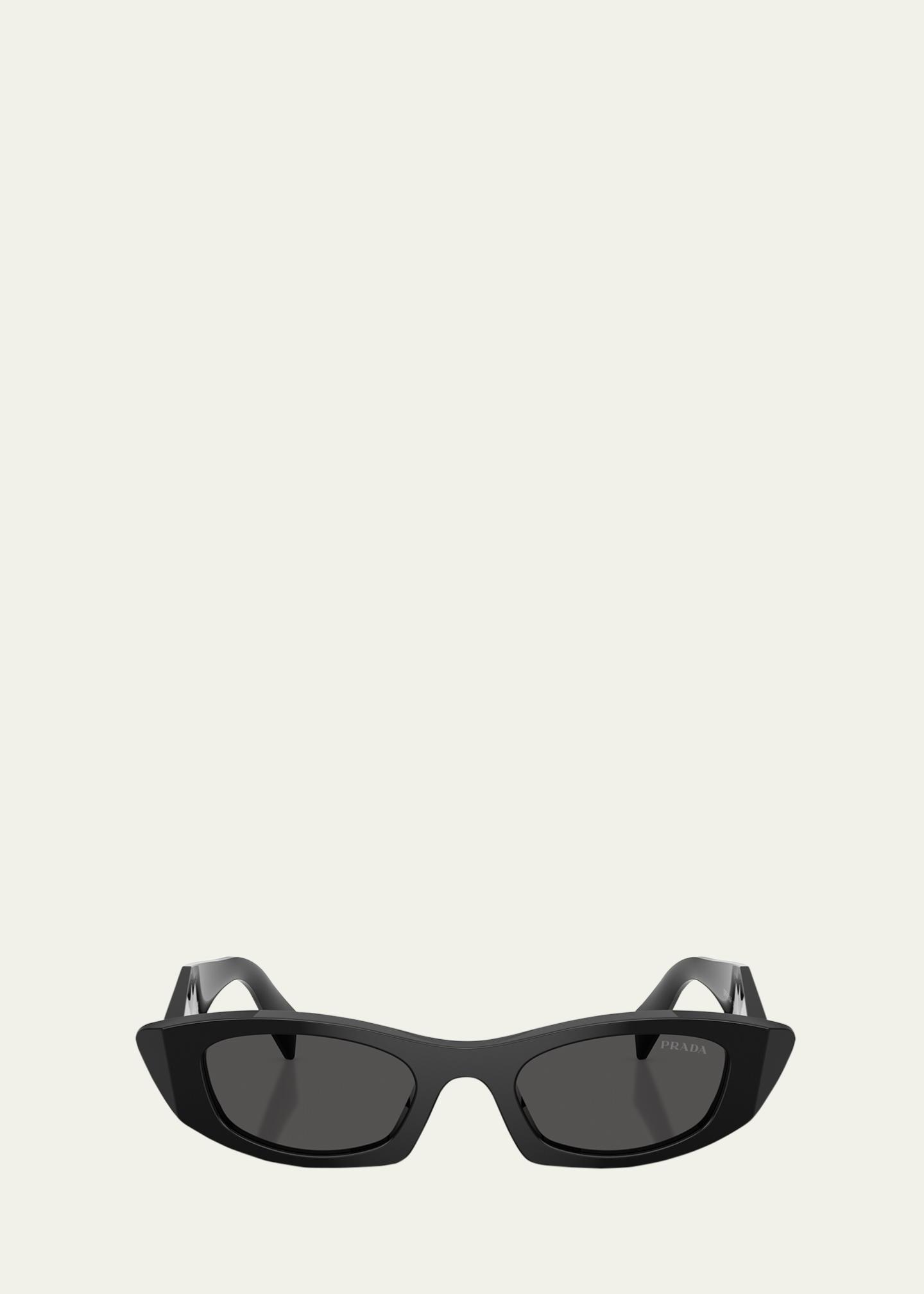 Prada B16SF Acetate Oval Sunglasses - Bergdorf Goodman