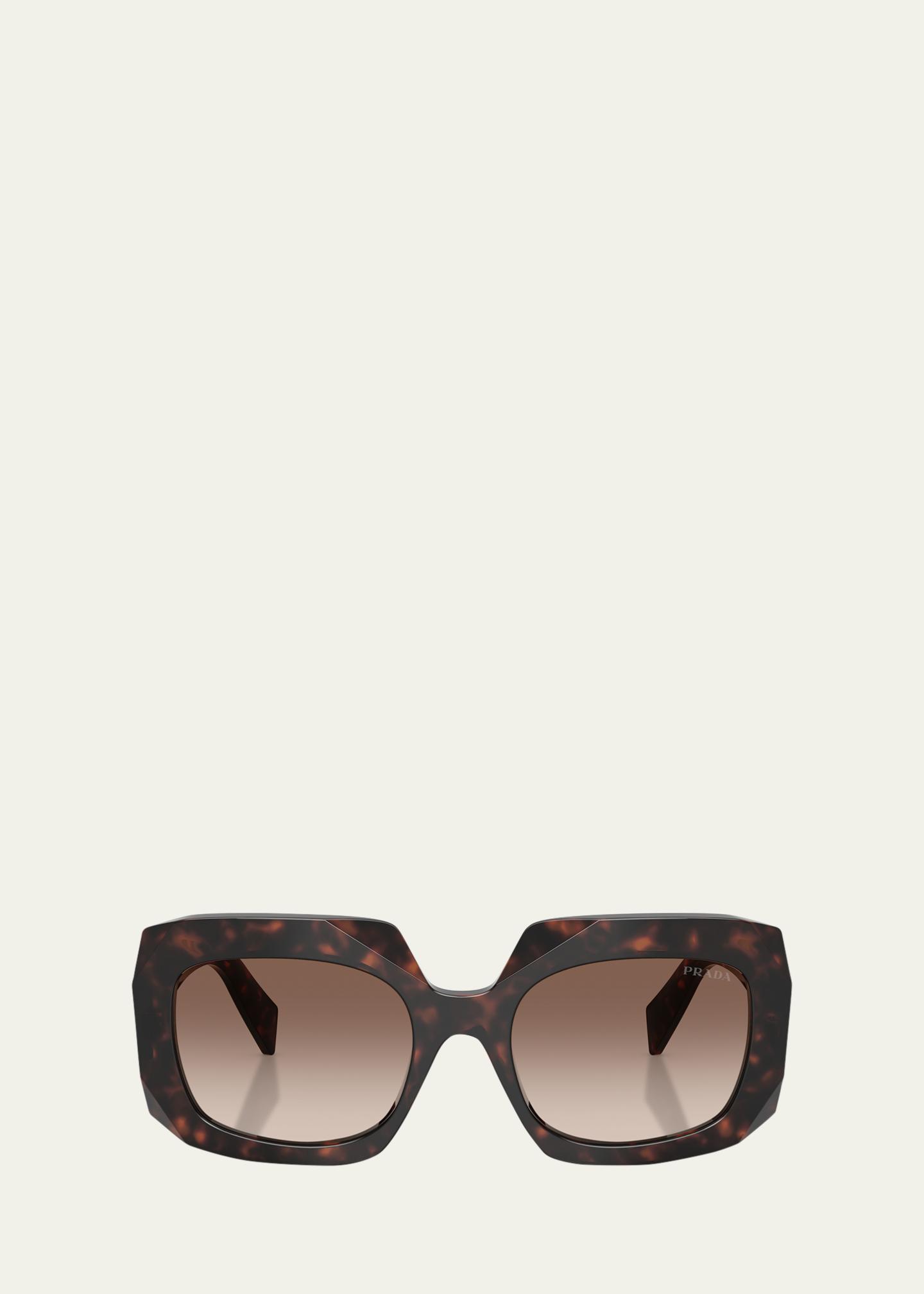 Prada PR B23SF Acetate Square Sunglasses - Bergdorf Goodman