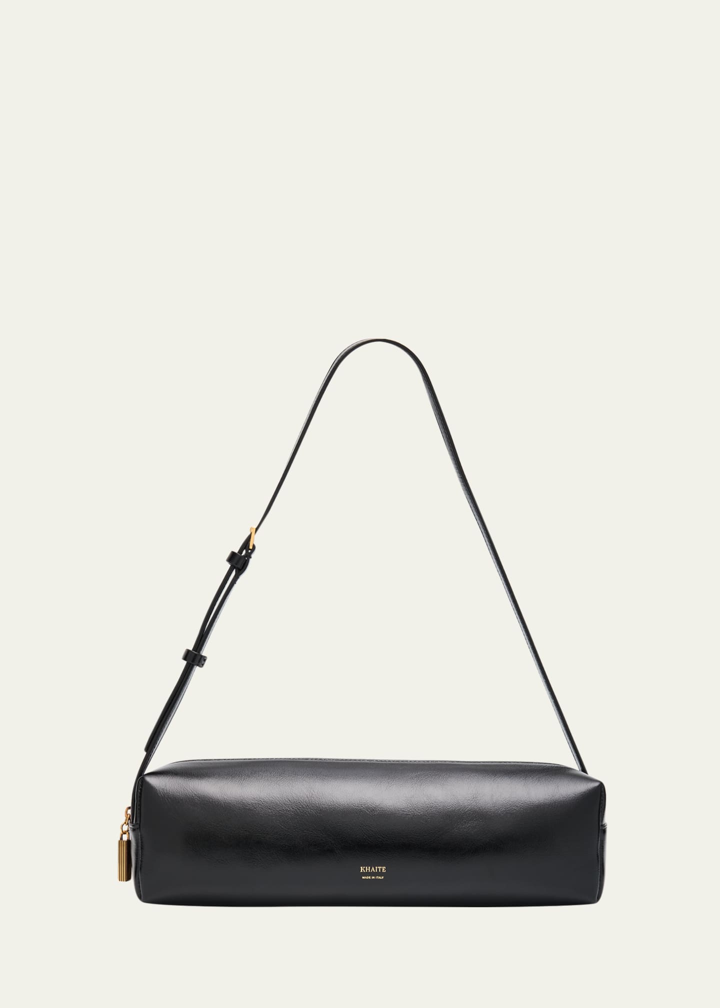 Khaite Kye Zip Leather Shoulder Bag - Bergdorf Goodman