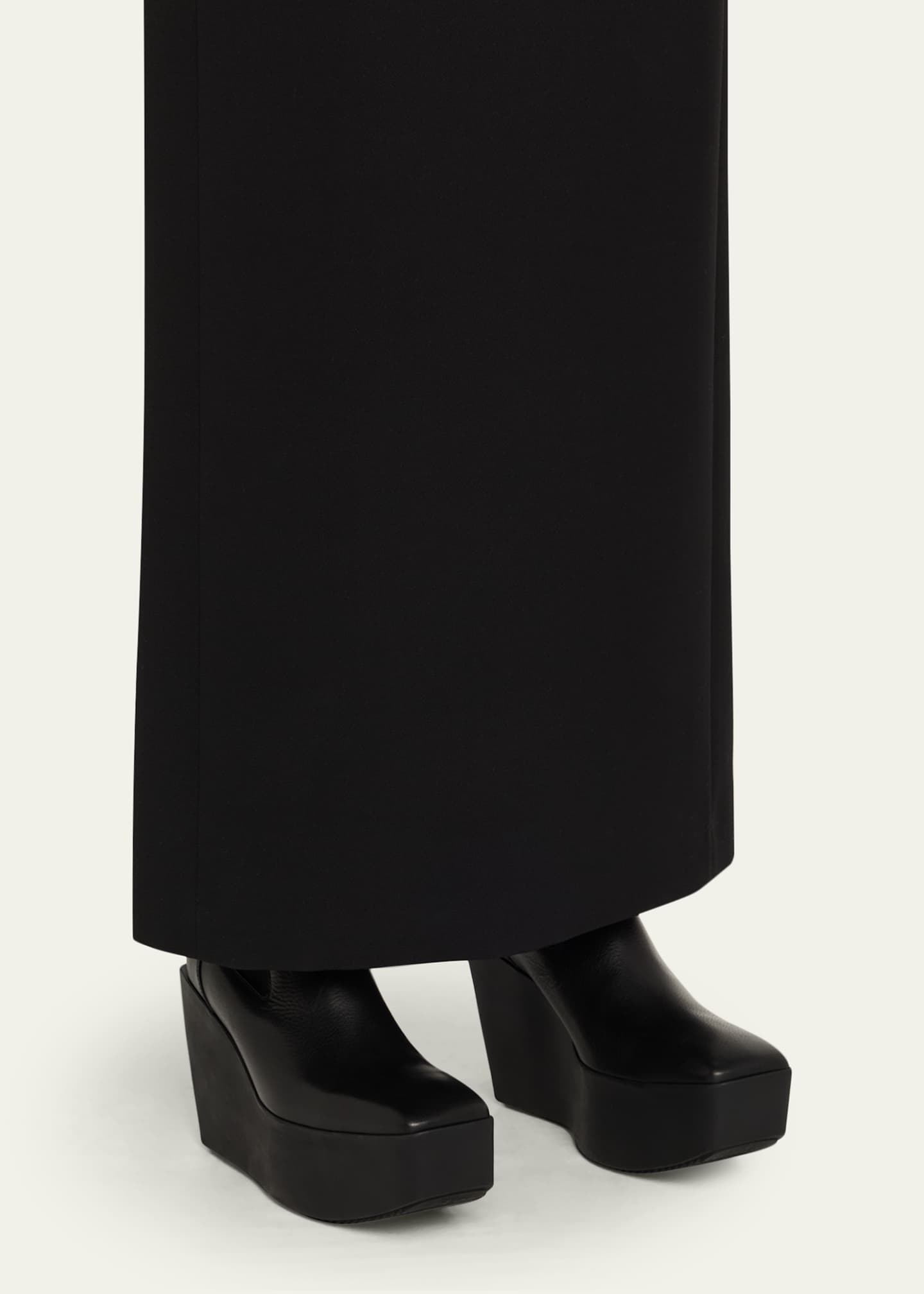 靴 Rick Owens Sliver boots 41 Rick Owens Black Sliver Platform Beatle Boots Rick Owens