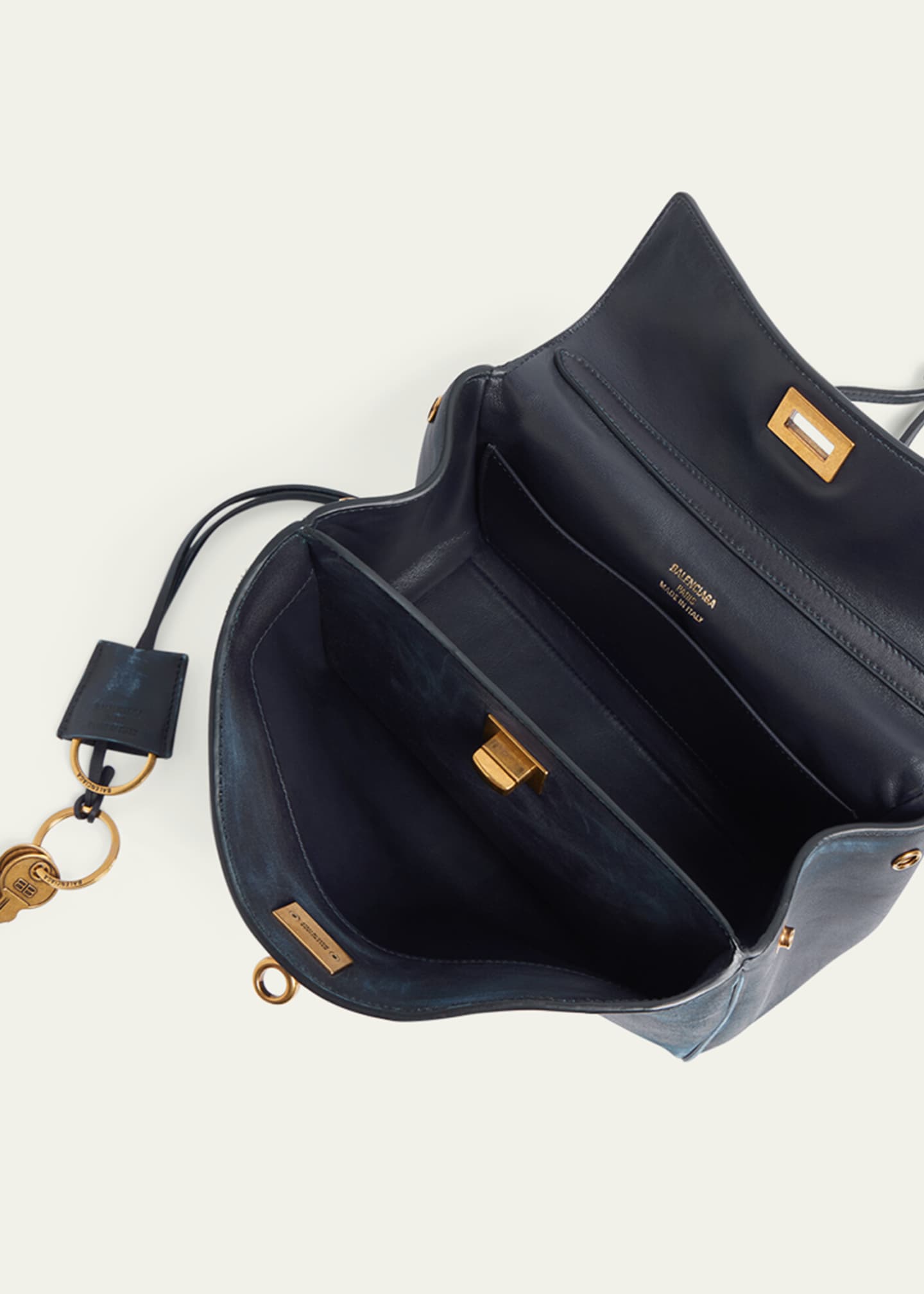 Rodeo Mini Smooth Leather Top-Handle Bag