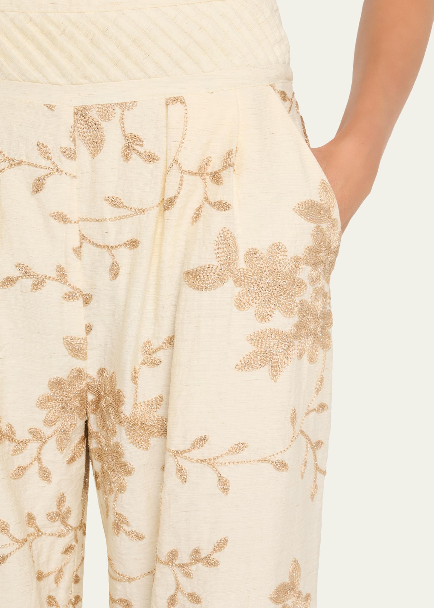 Ramy Brook Heidi Beaded Wide-Leg Pants - Bergdorf Goodman