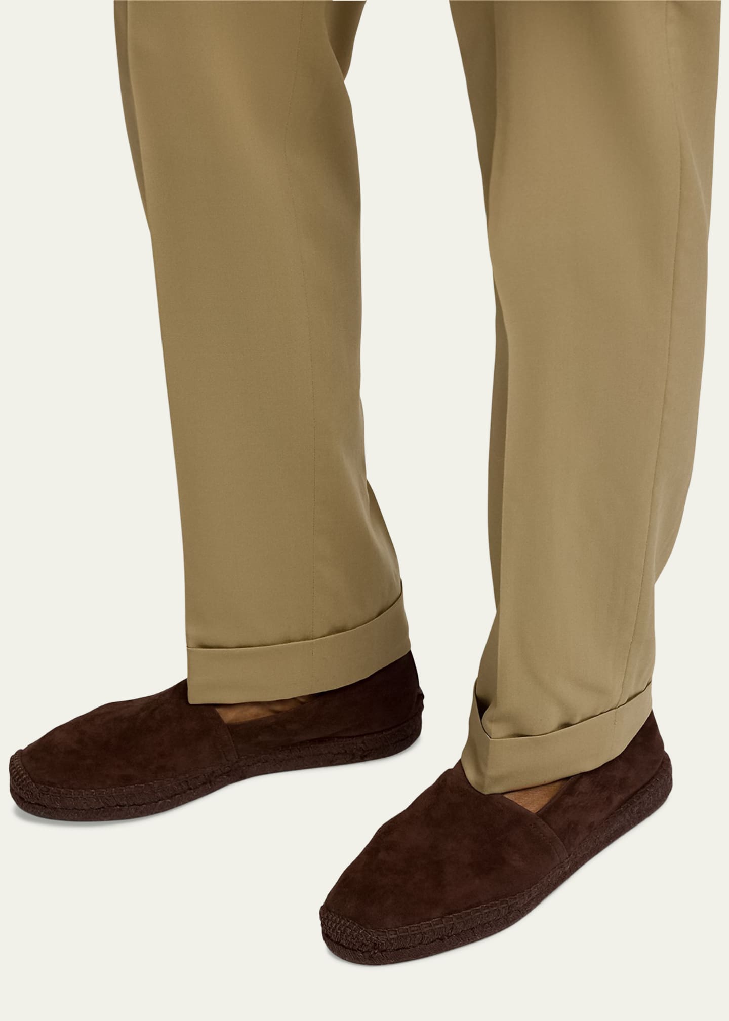 靴 Ralph Lauren Purple Label by E.G ANCEL8E Ralph Lauren Purple Label Bosworth Suede Espadrille - Bergdorf Goodman