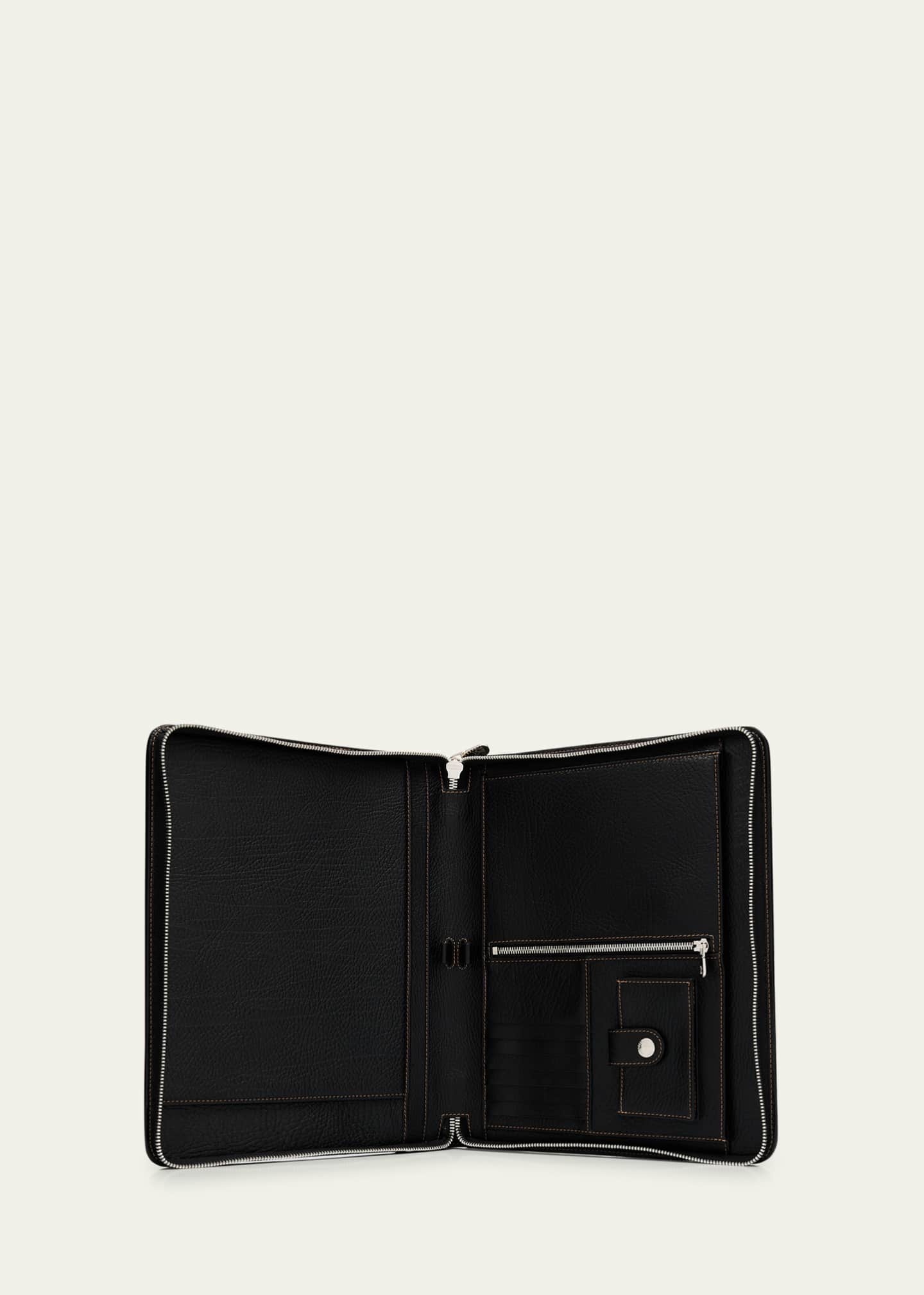 Brunello Cucinelli Men's Leather Document Holder - Bergdorf Goodman