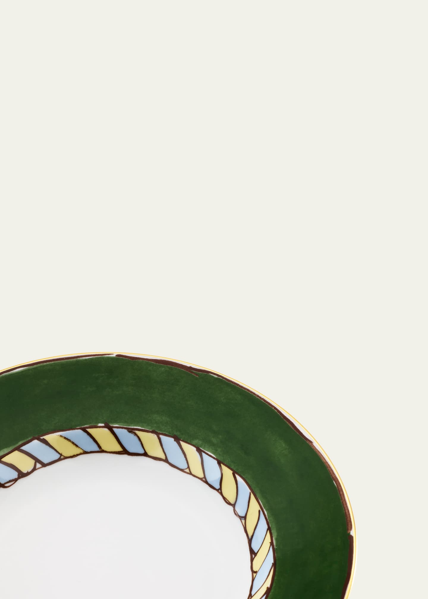 GINORI 1735 Il Viaggio di Nettuno Soup Plate Image 3 of 3