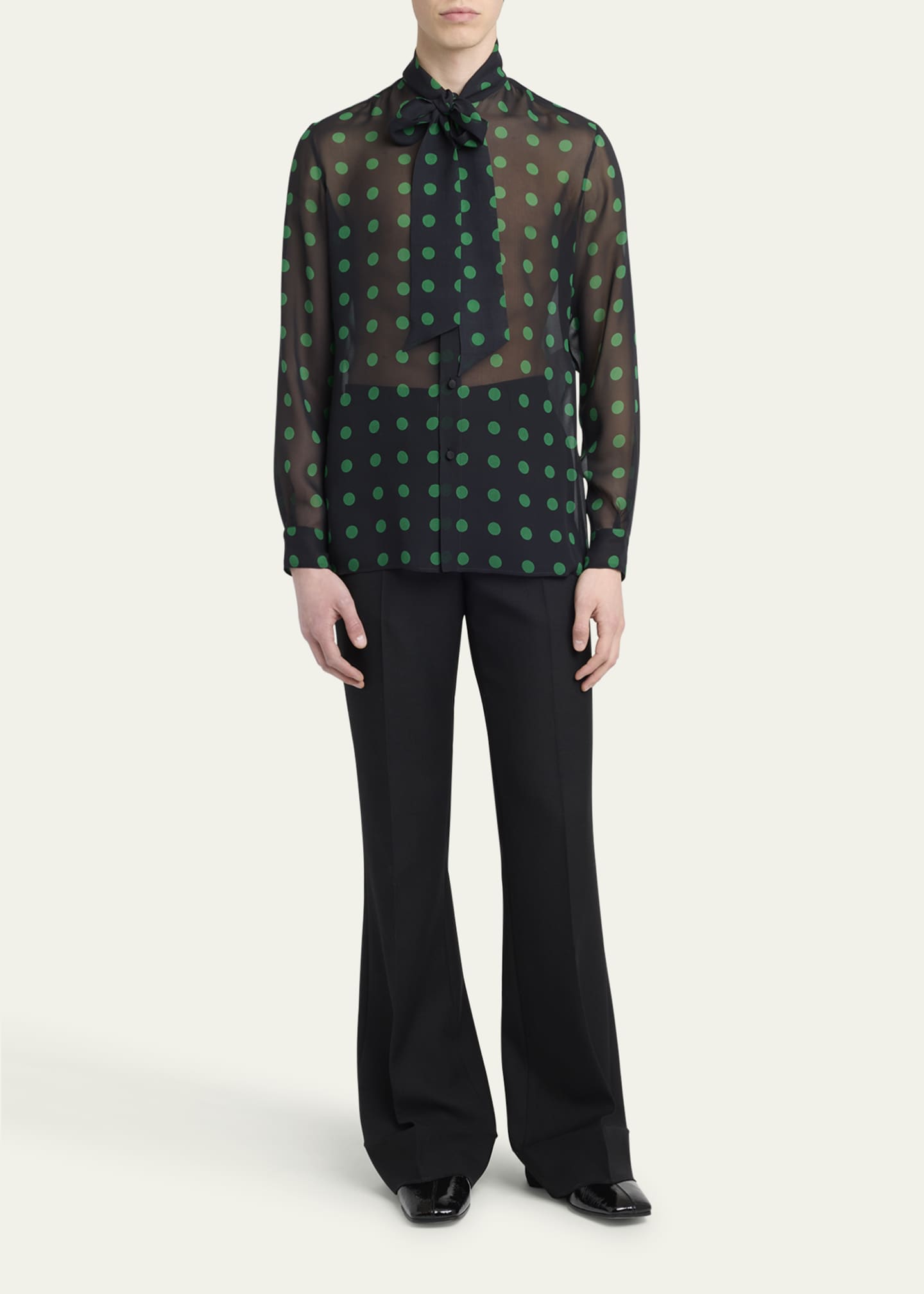 Valentino Garavani Men's Glovely Patent Zip Ankle Boots - Bergdorf