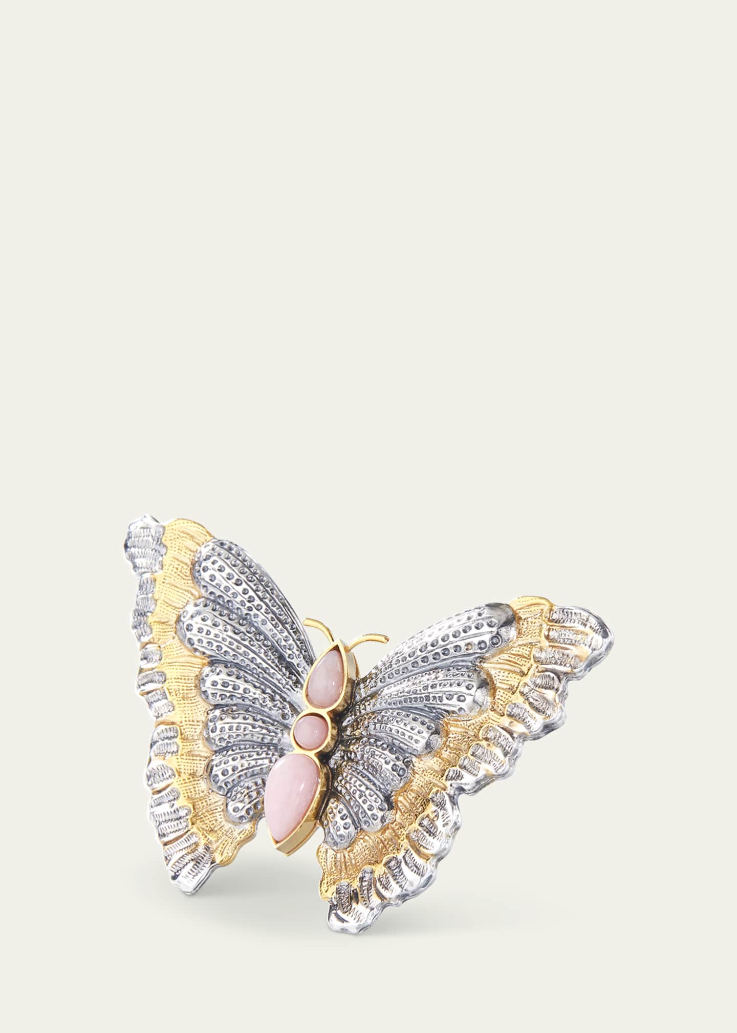 Blossom Butterfly Opal Brooch