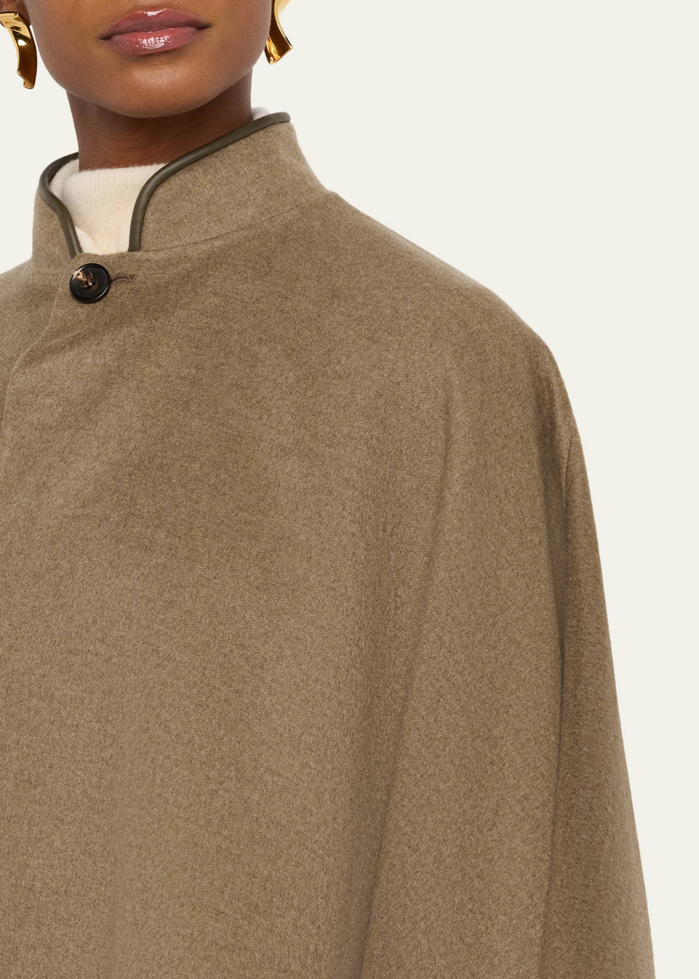 Loro Piana☆CASHMERE☆ Roadster Mezzocollo Sweater Cashmere Navy Blue/Nightly Blue