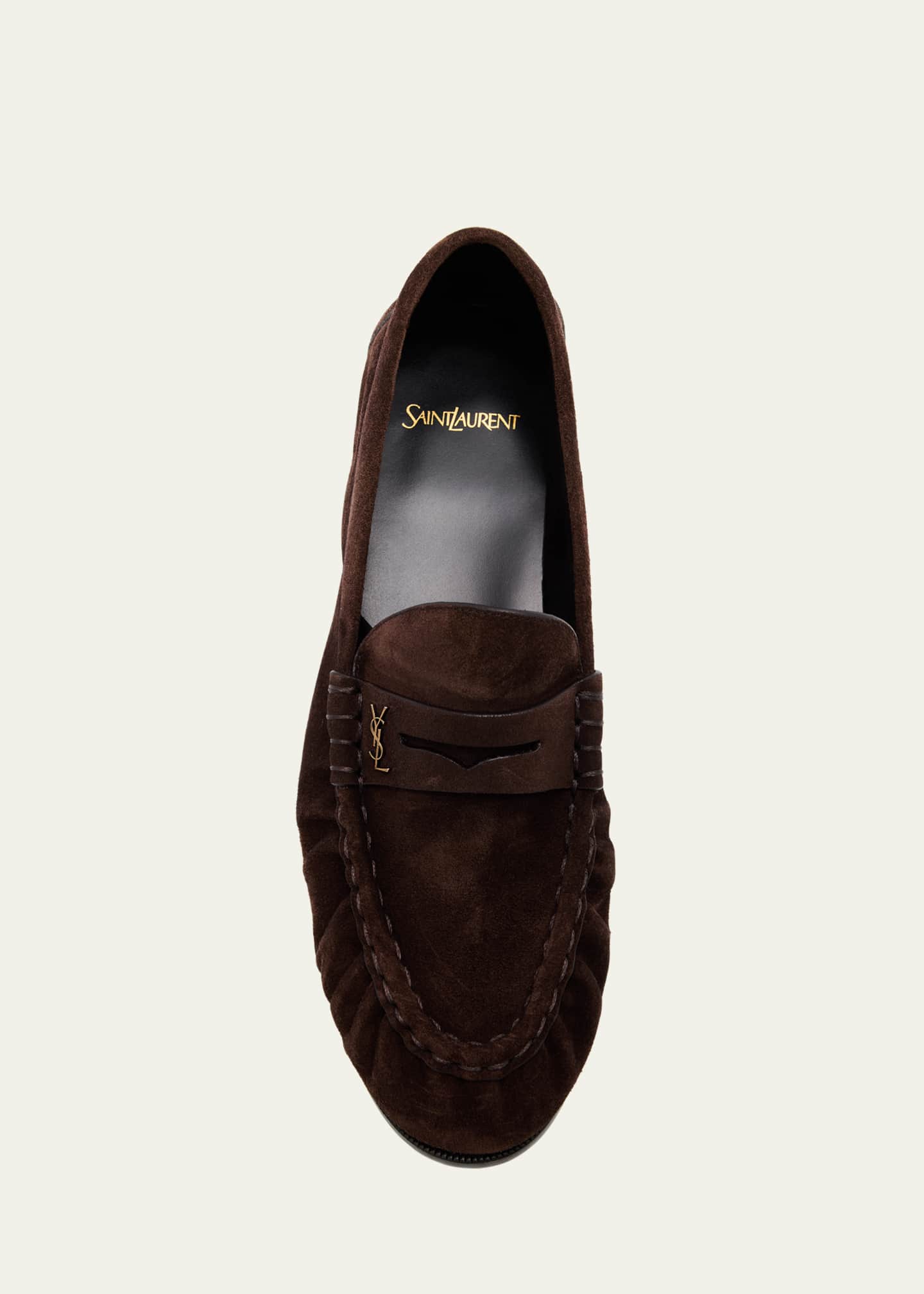 Men's Suede Cassandre Penny Loafers
