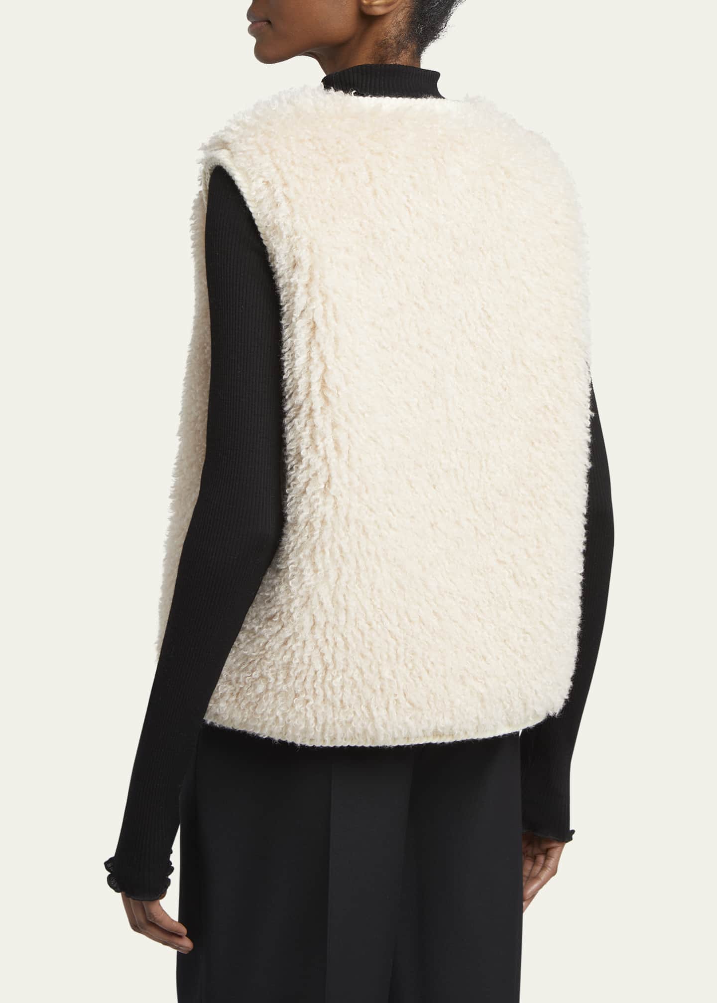 Tournel Faux Fur Zip Vest