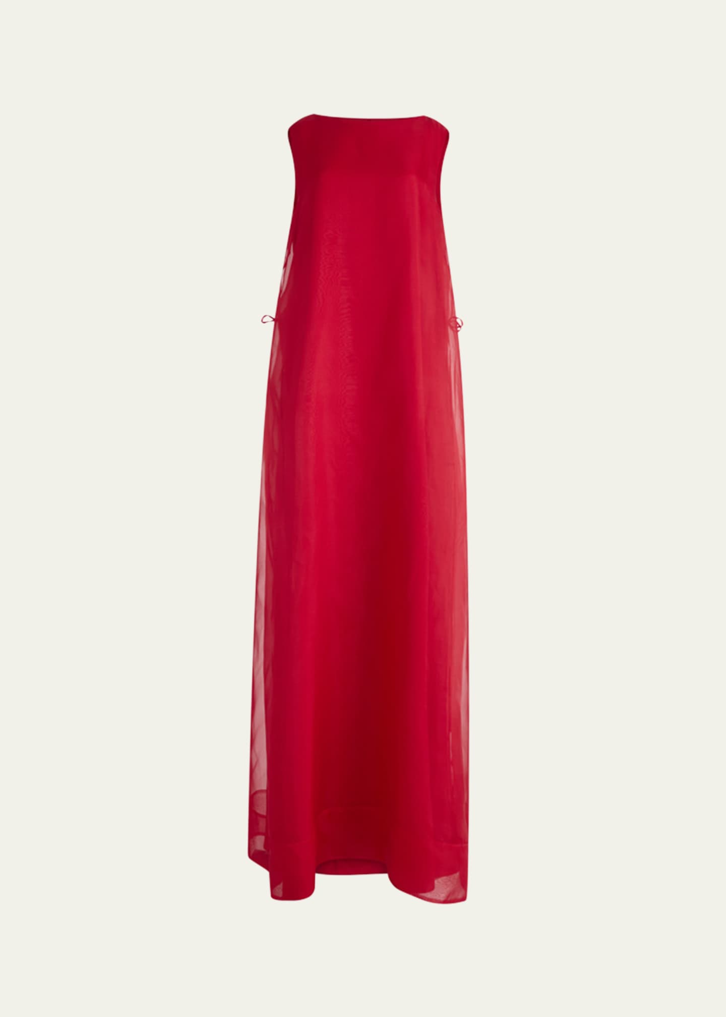 Altuzarra Jools Layered Silk Maxi Shift Dress Image 1 of 5
