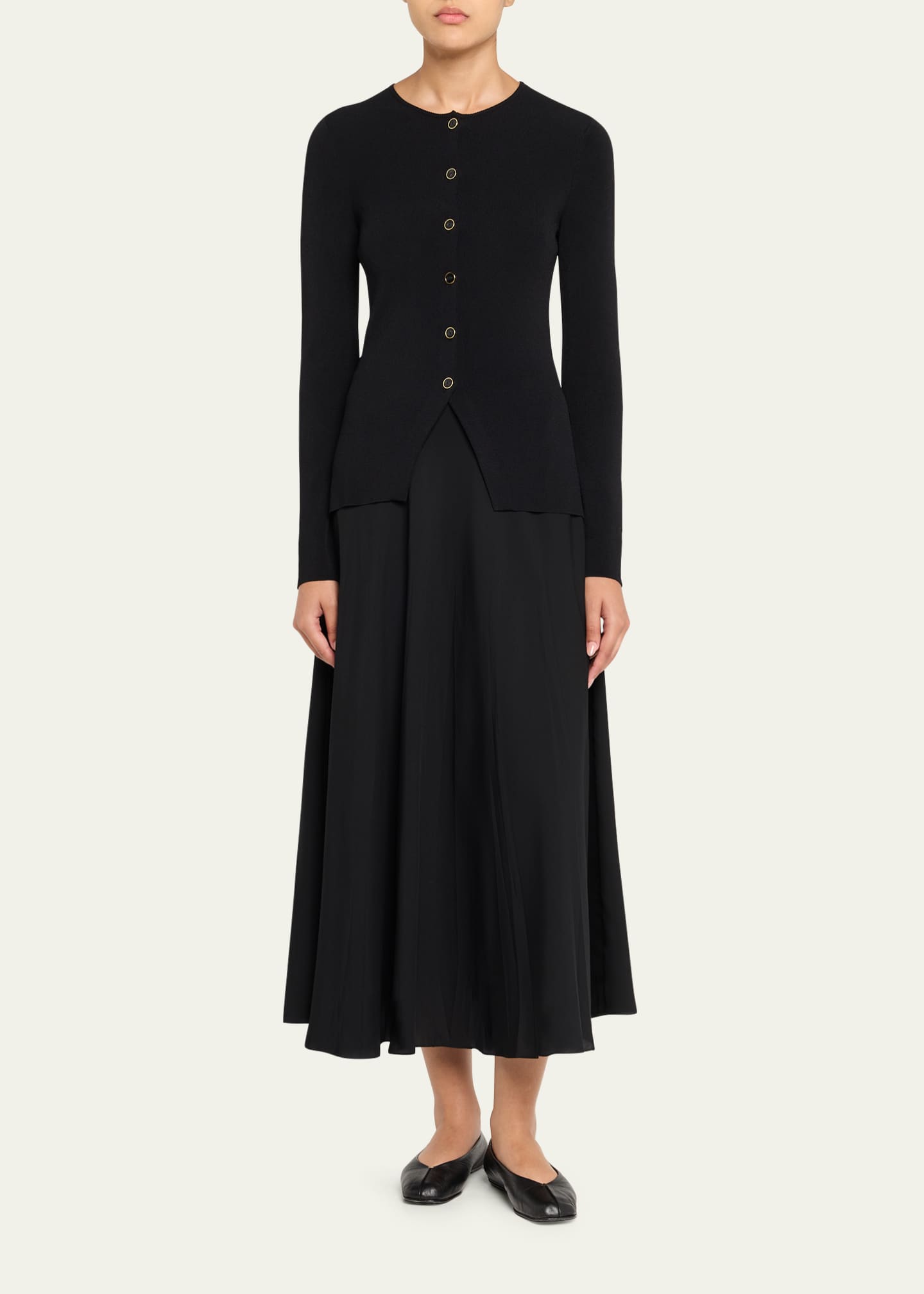 Altuzarra Lainey Cutaway Cardigan Sweater Image 2 of 5