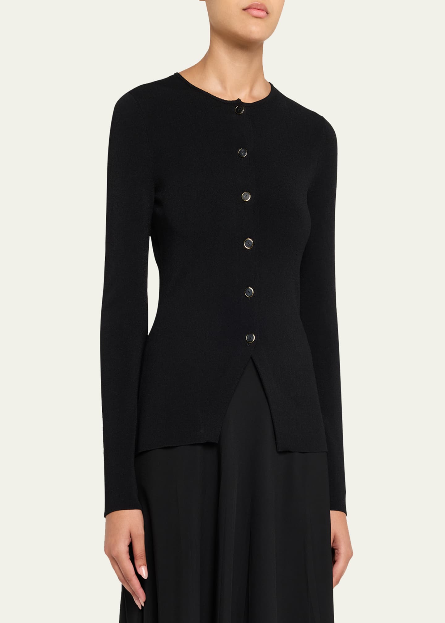 Altuzarra Lainey Cutaway Cardigan Sweater Image 4 of 5