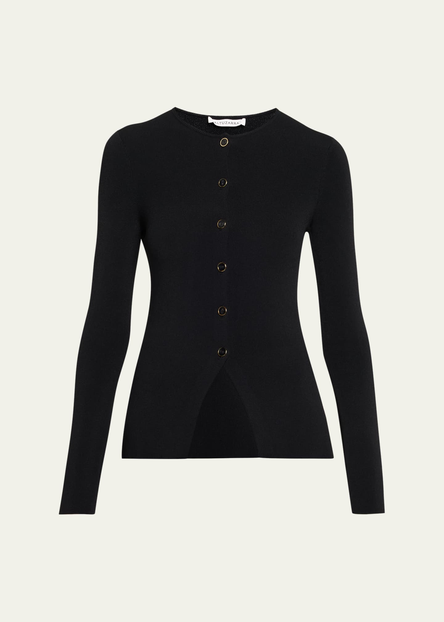 Altuzarra Lainey Cutaway Cardigan Sweater Image 1 of 5
