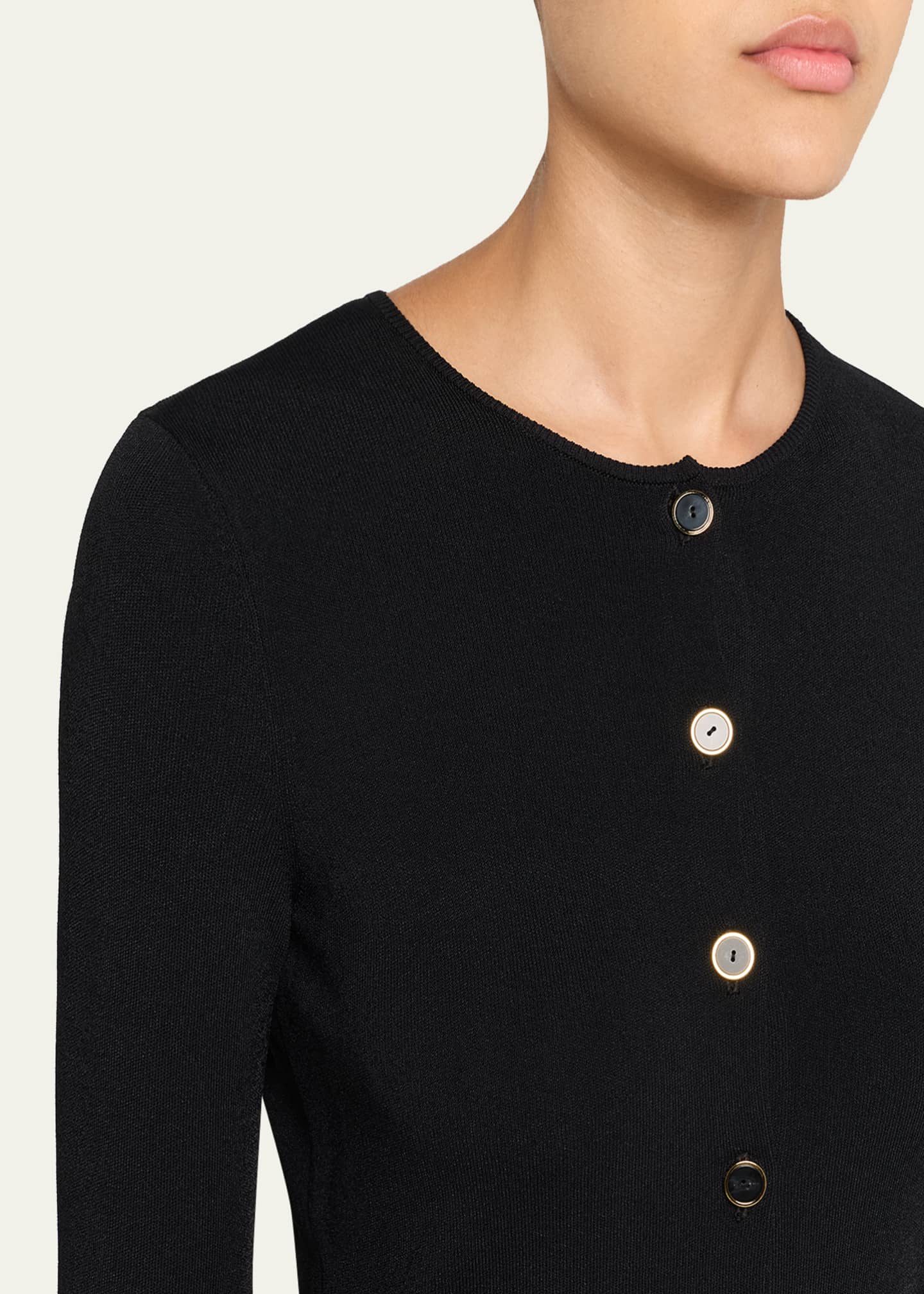 Altuzarra Lainey Cutaway Cardigan Sweater Image 5 of 5