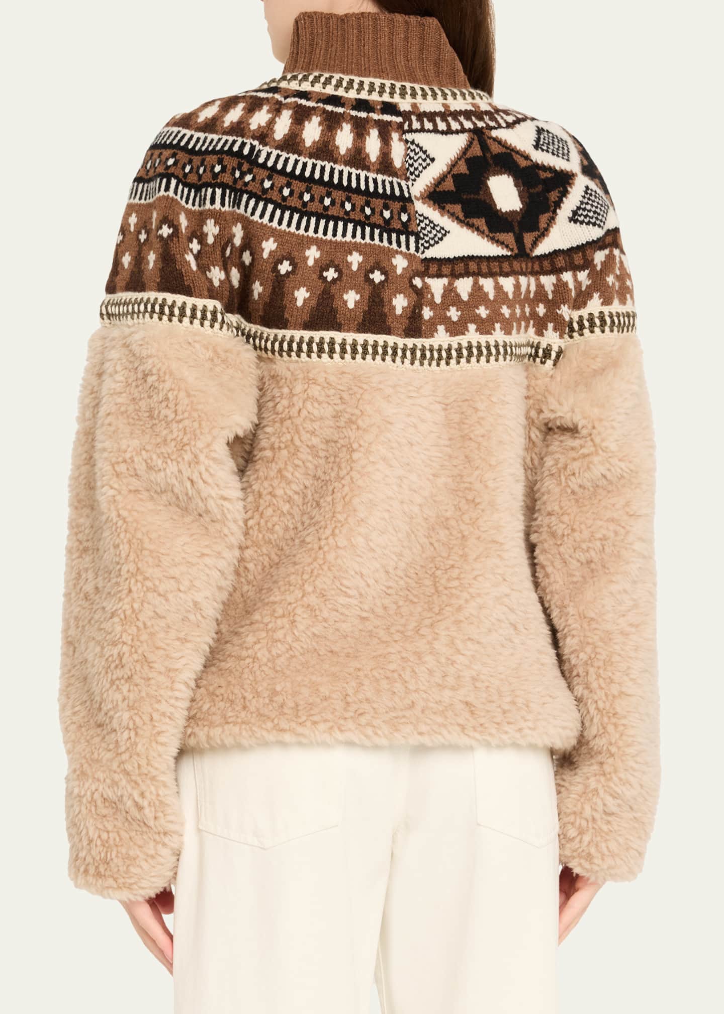 Linea Fair Isle Combo Jacket