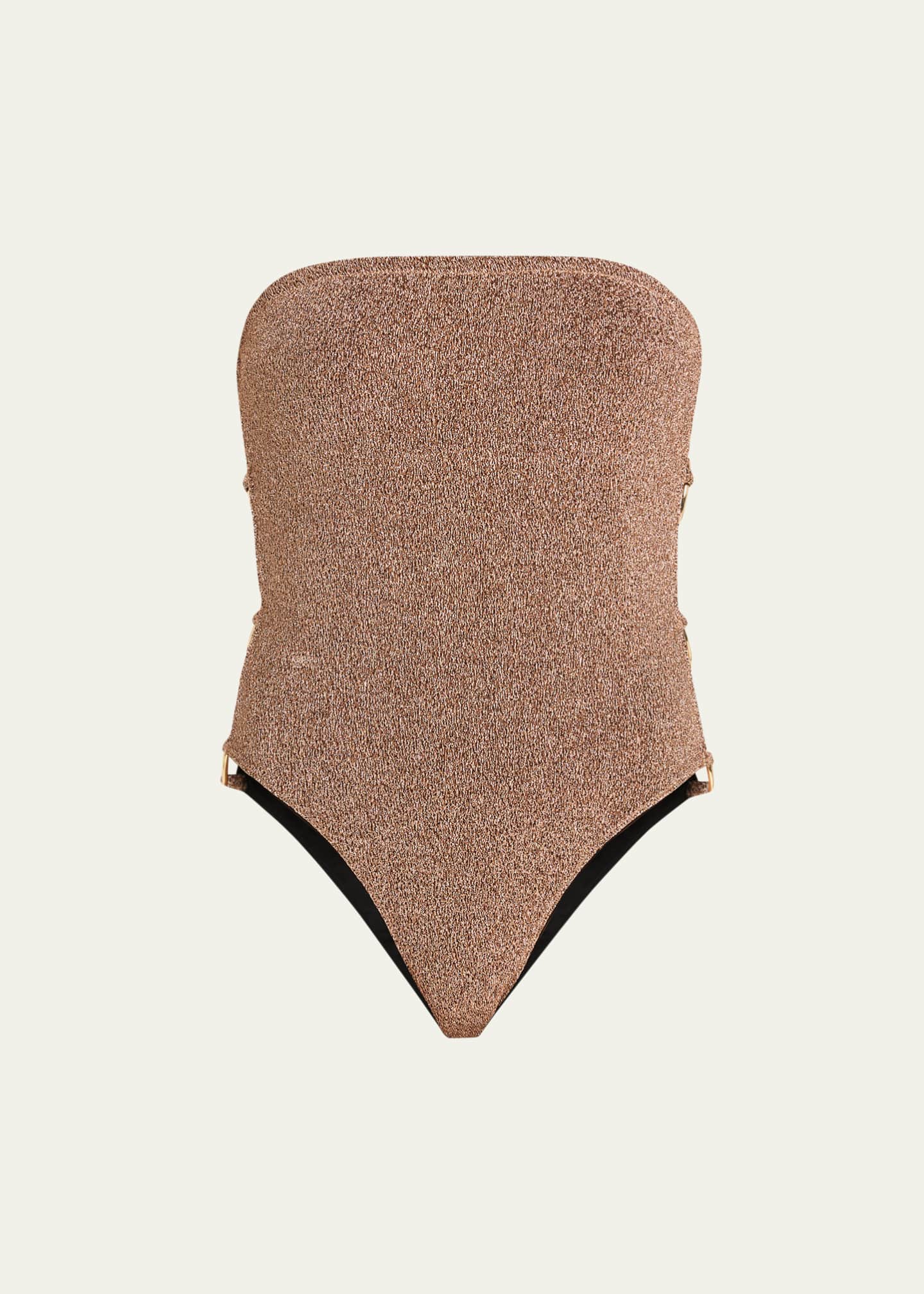 Livy Dark Star Strapless One-Piece Swimsuit - Bergdorf Goodman