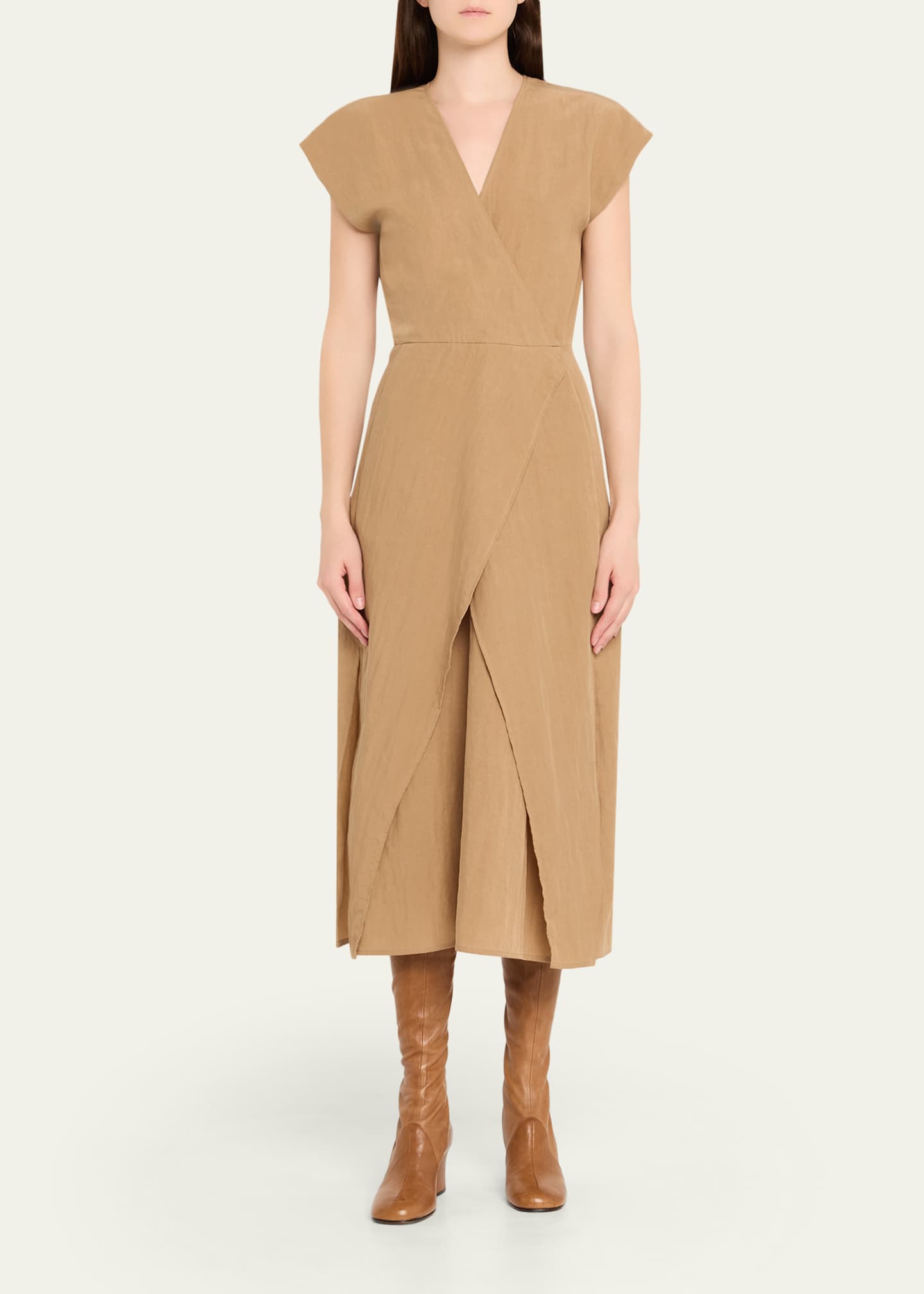 Stivali Stretch Leather Buckle Over-The-Knee Boots