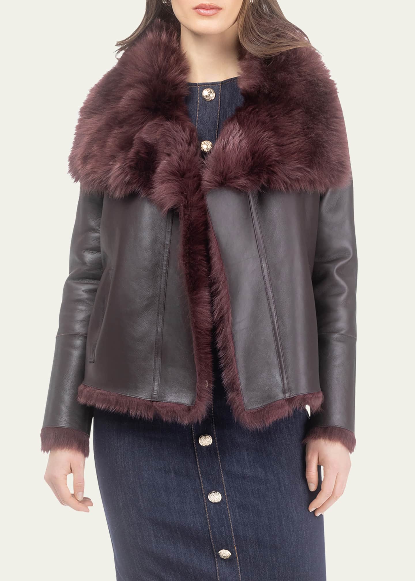 Gorski Reversible Toscana Lamb Shearling Jacket - Bergdorf Goodman
