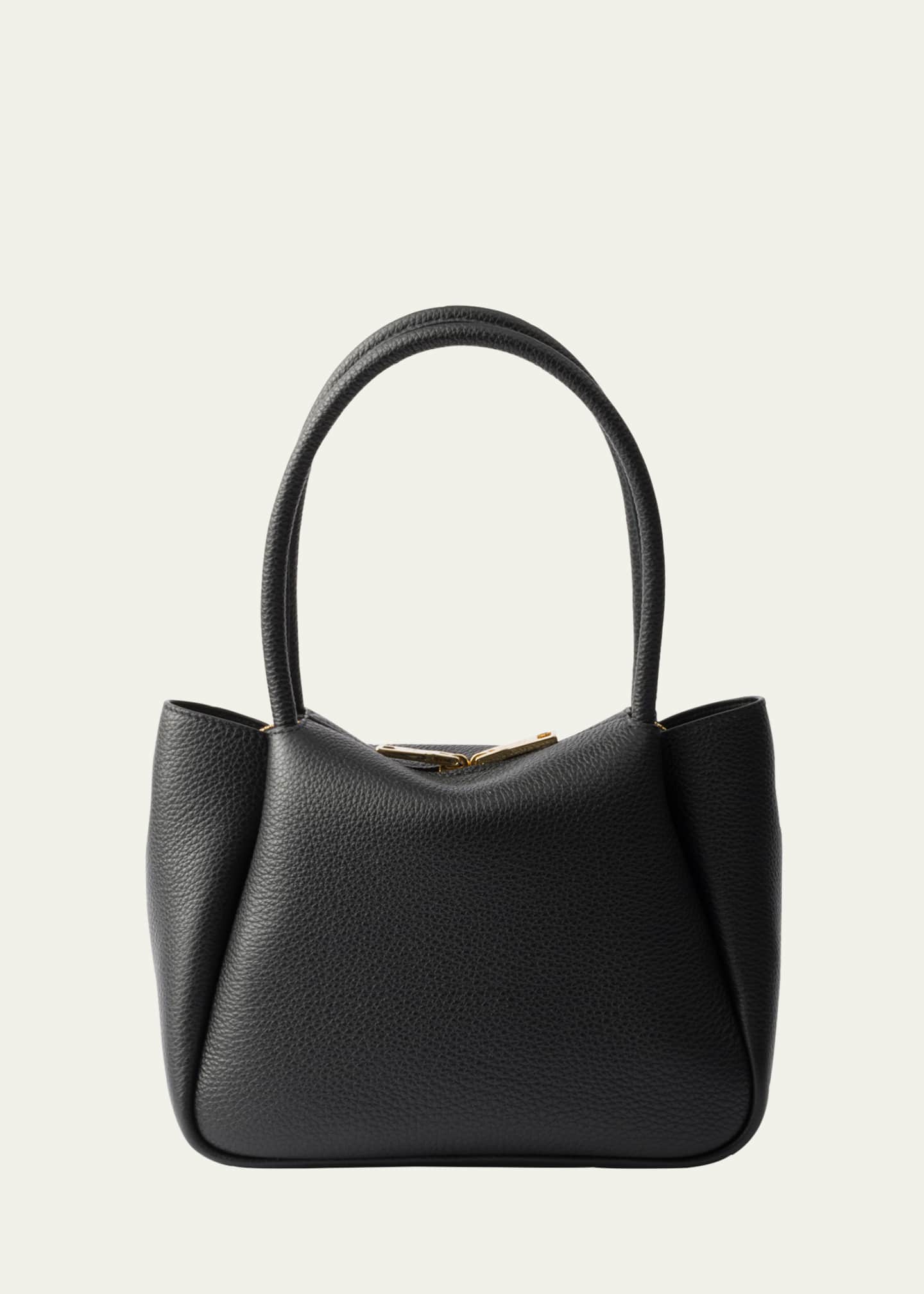 Prada Soft Leather Shoulder Bag Image 3 of 5
