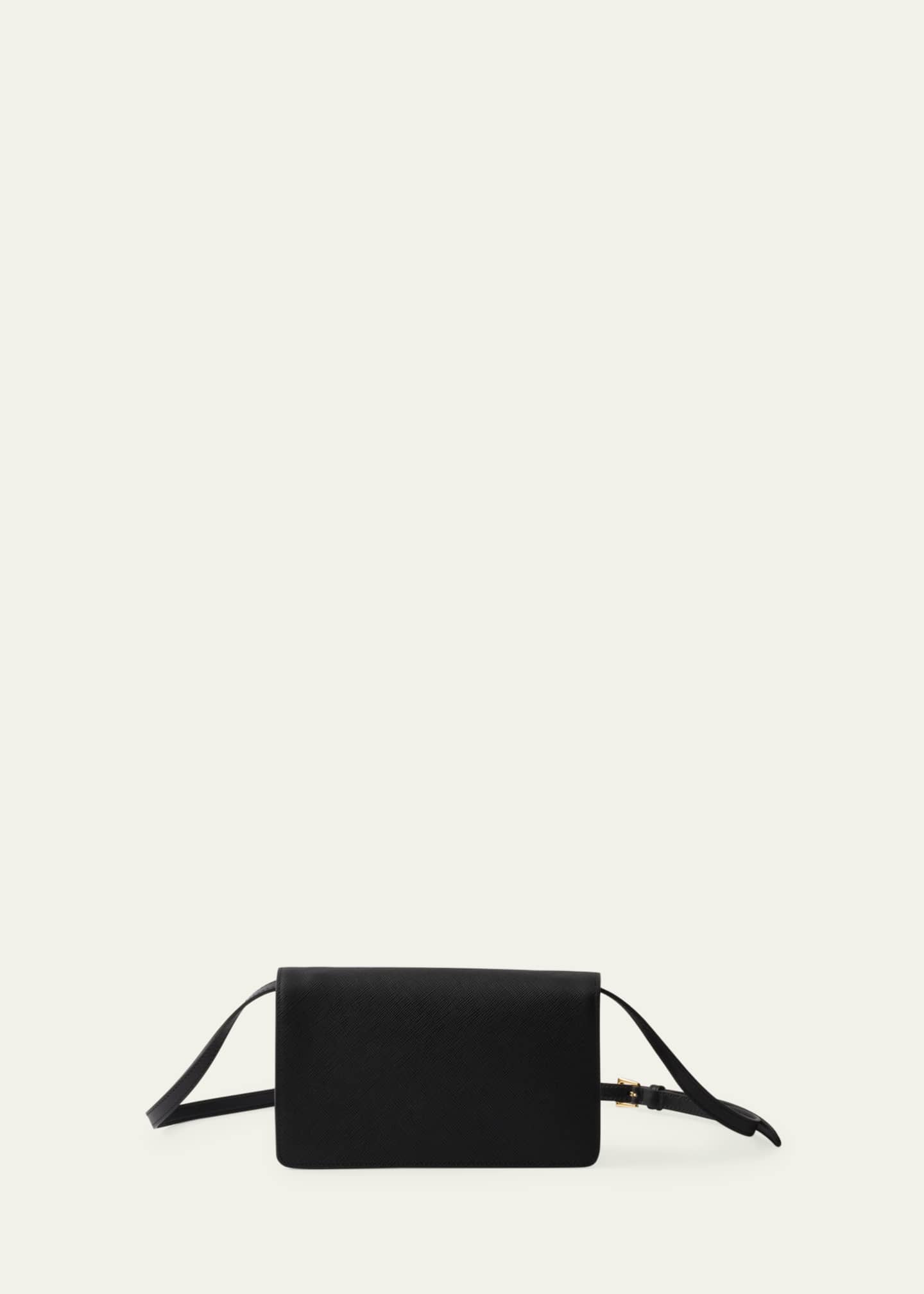 Prada Mini Saffiano Leather Shoulder Bag Image 2 of 3