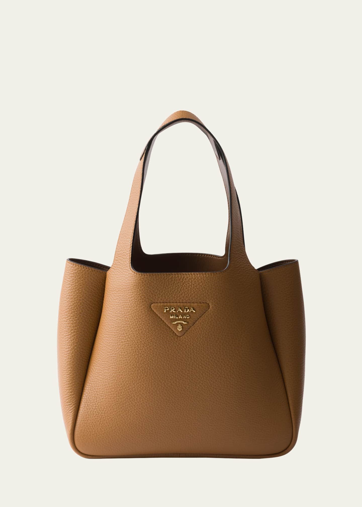 Prada Soft Leather Shoulder Bag Image 1 of 3
