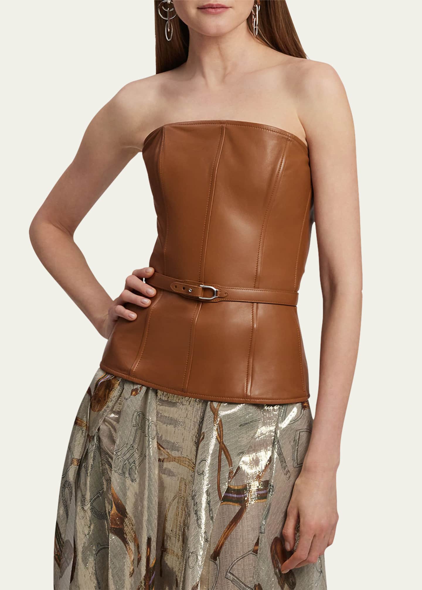 Chelsey Soft Leather Corset