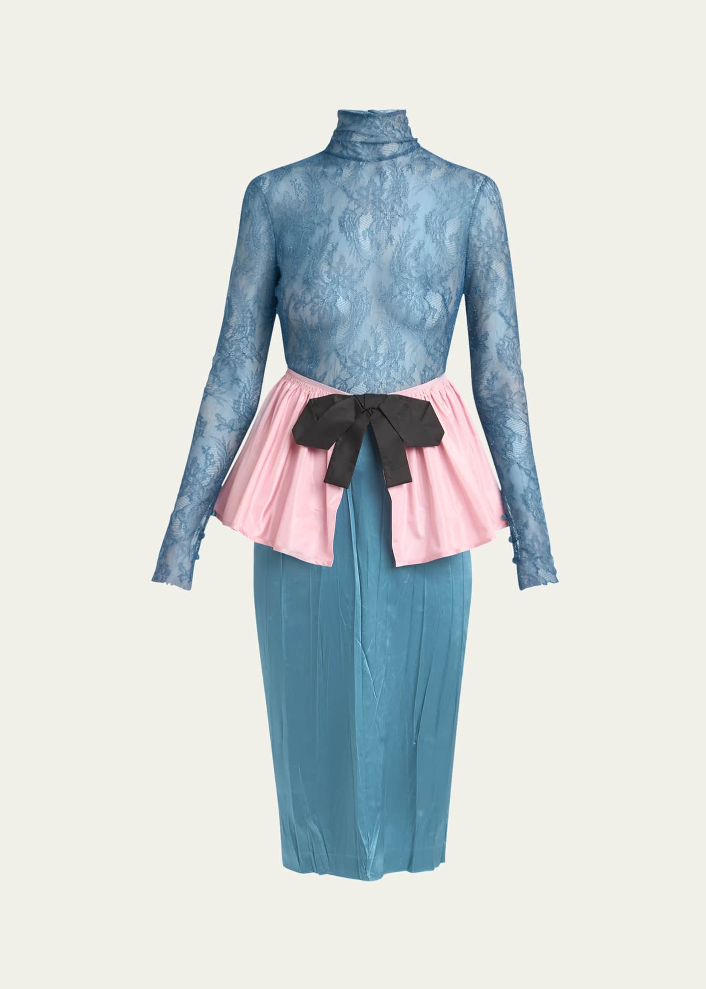 lace button dress Women's Lace Midi Dress | Lace Midi Dress main image 1