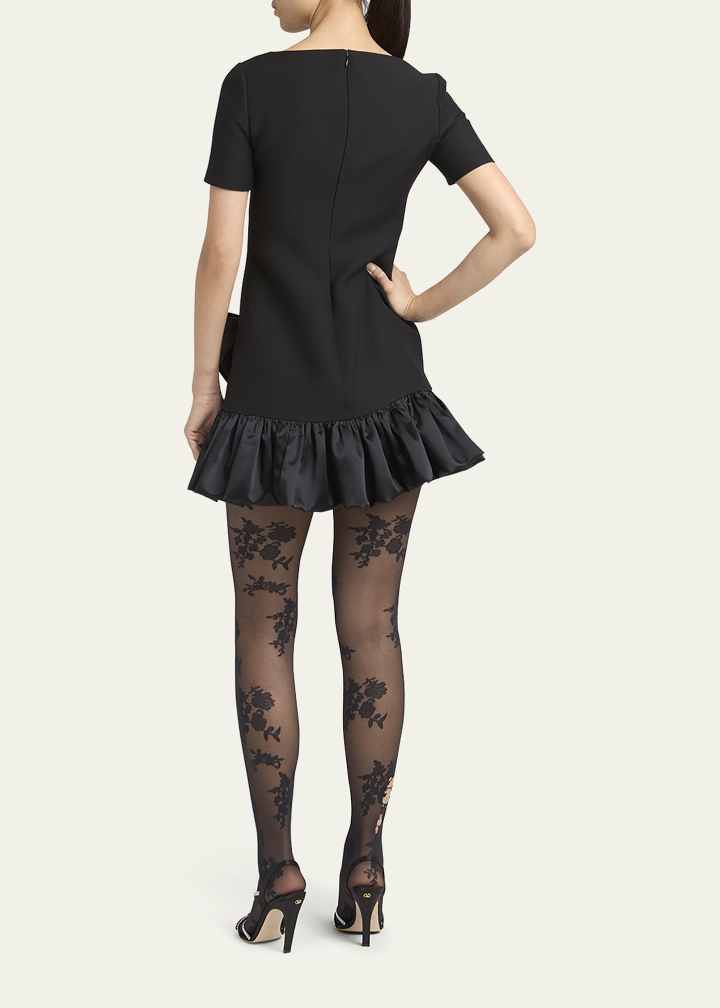 short sleeve dress with tights 6 Ways to Wear Black Tights With All Your Dresses