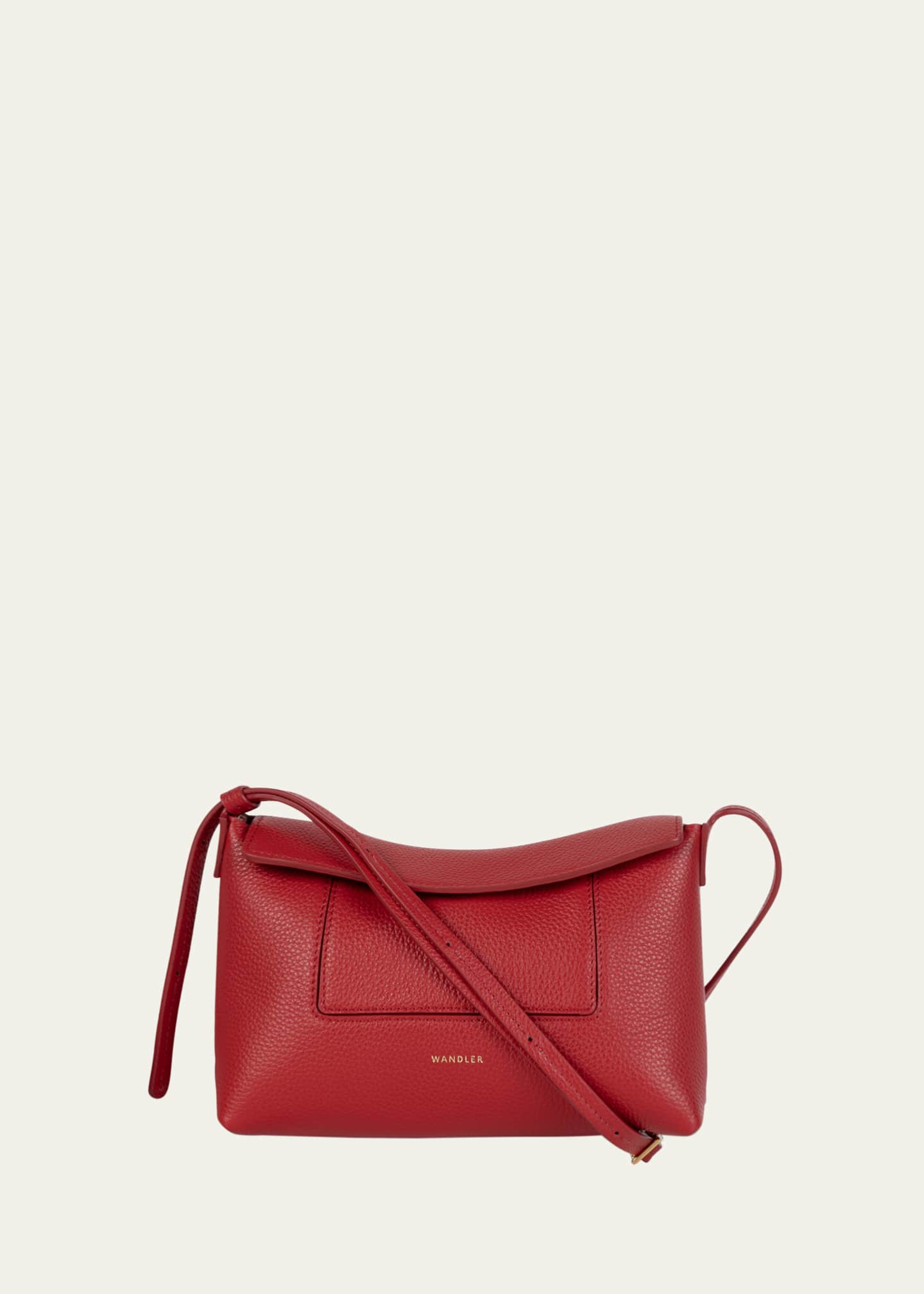 ショルダーバッグ・ポシェット WANDLER PENELOPE SLOUCH MINI SHOULDER BAG IN GRAINY LEATHER Penelope Slouch Mini - Beige Crust – Wandler.com