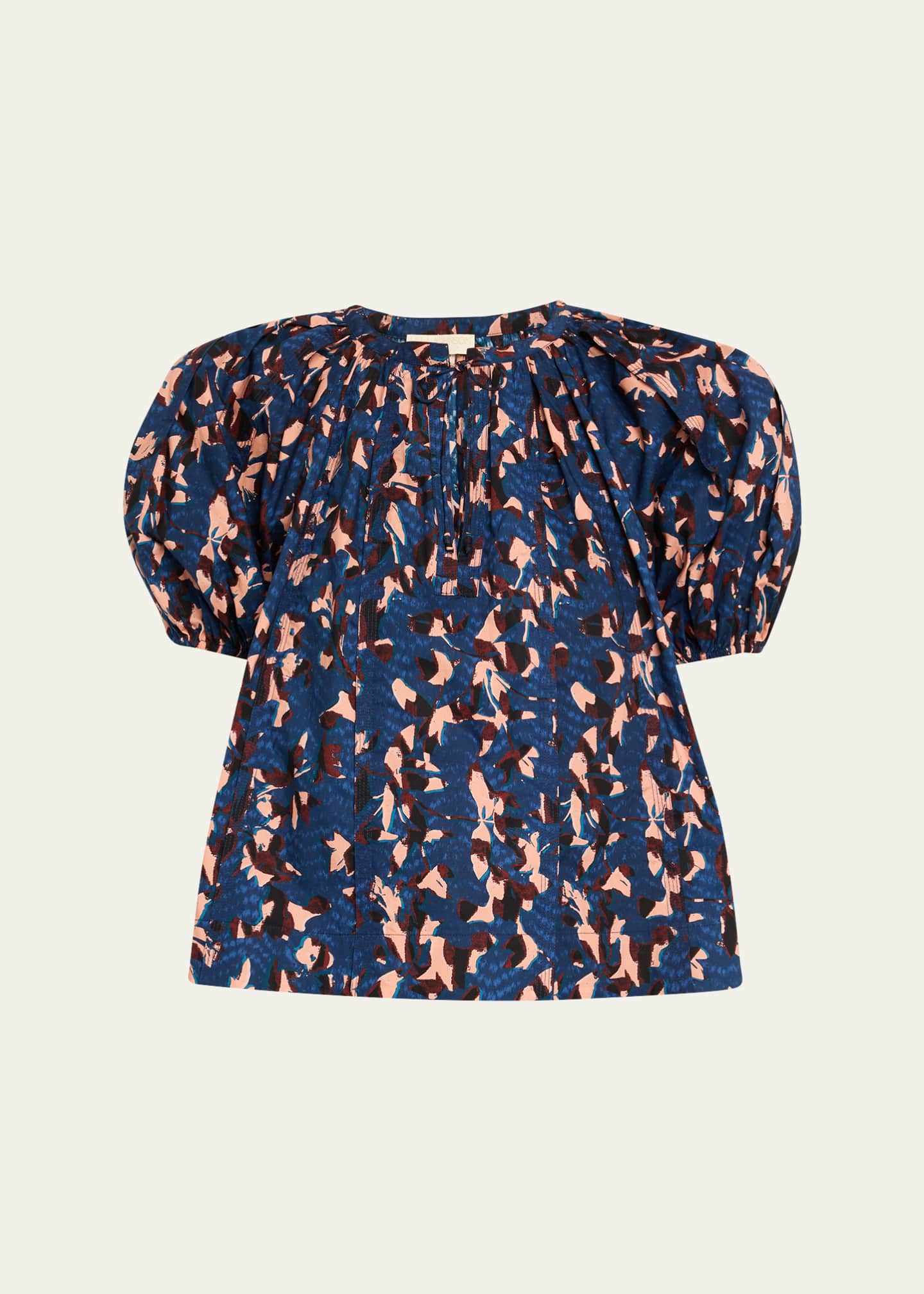 Ulla Johnson Loli Short-Sleeve Blouse Image 1 of 5